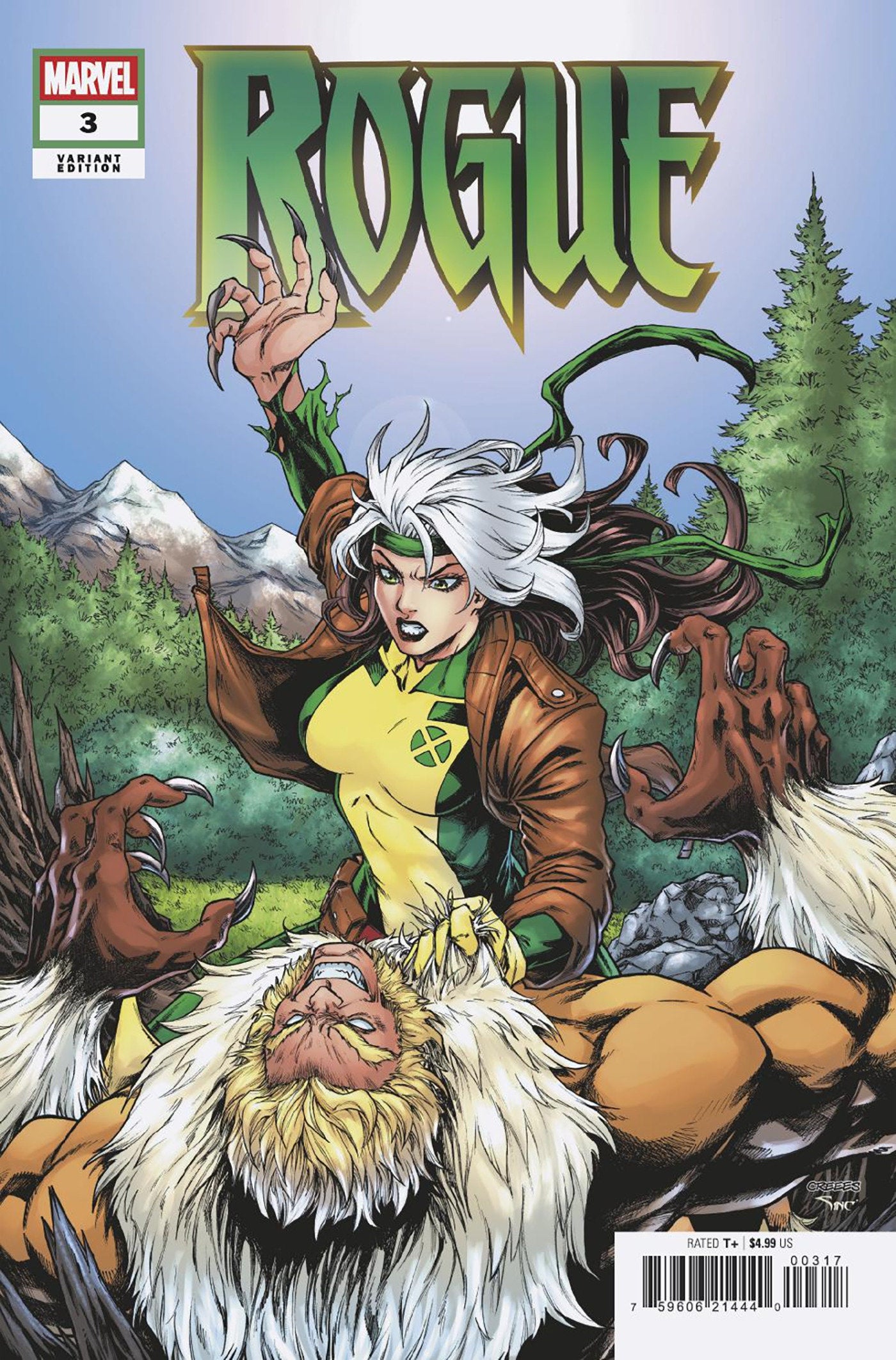 Rogue #3 25 Copy Creees Lee Variant