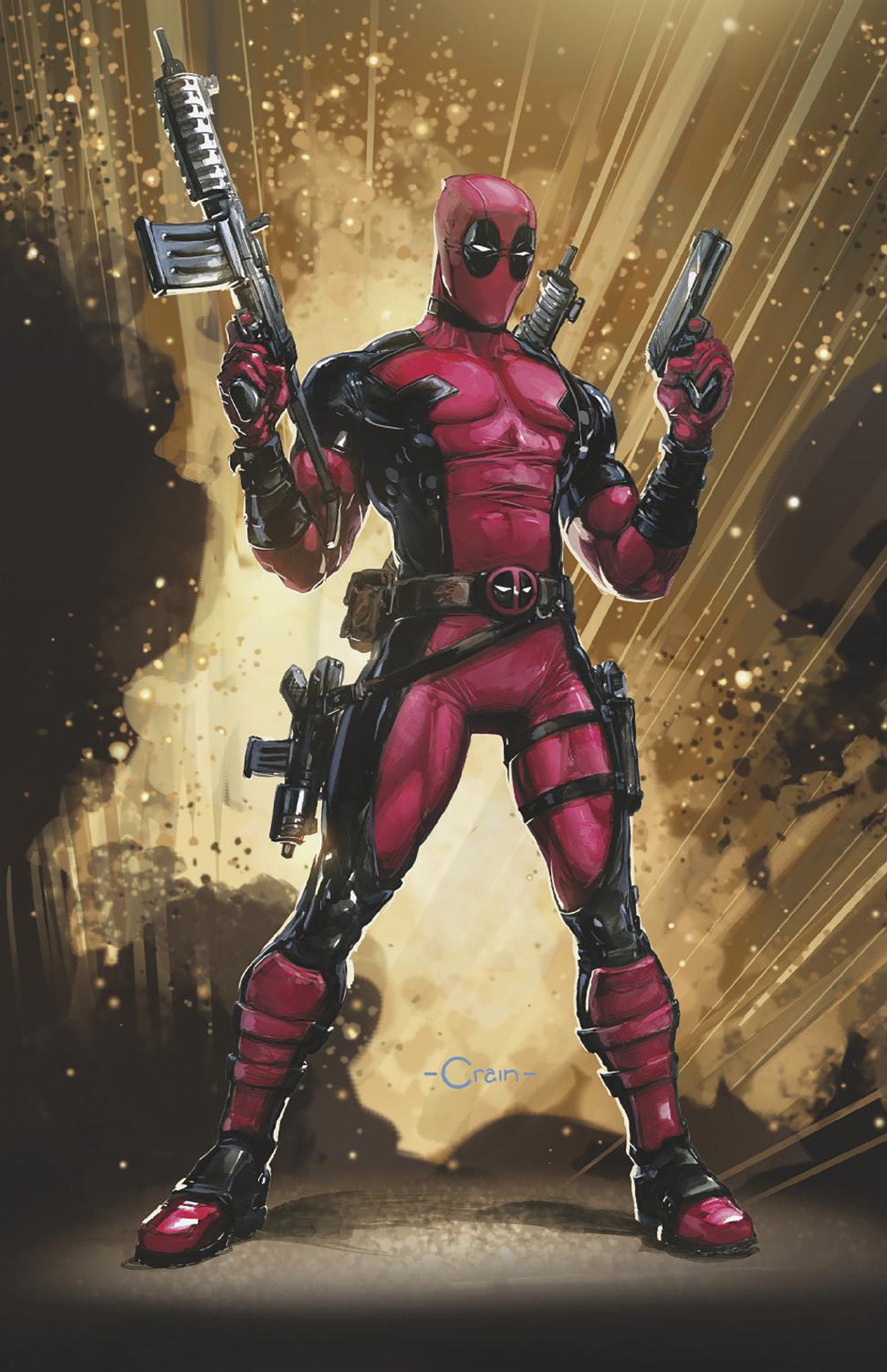 Wade Wilson Deadpool #1 50 Copy Clayton Crain Full Art Variant