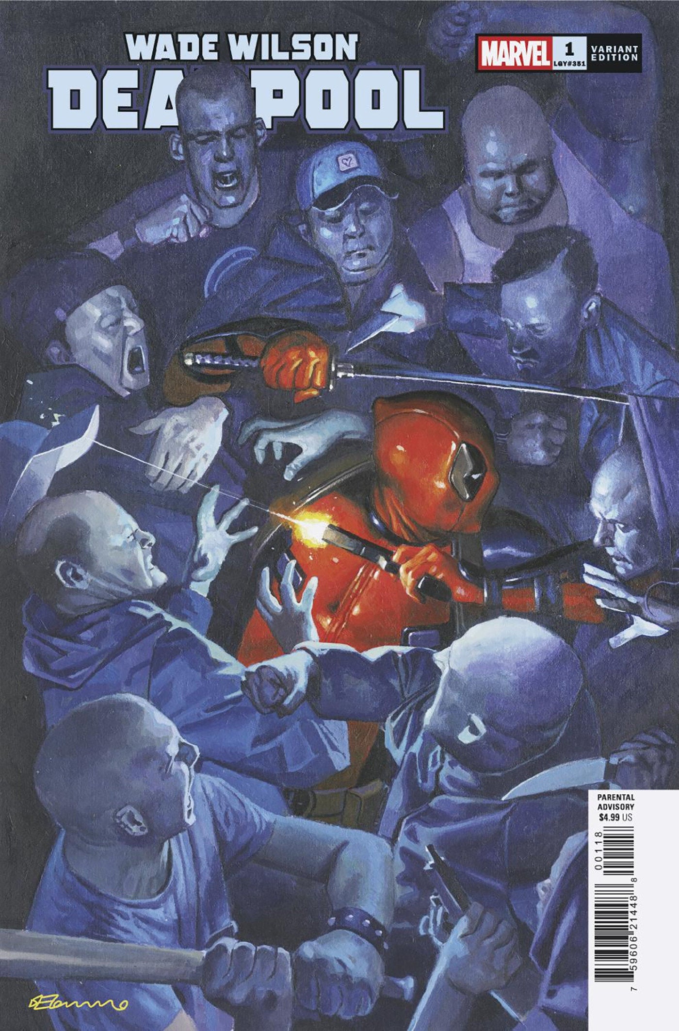 Wade Wilson Deadpool #1 25 Copy Fabrizio De Tommaso Variant