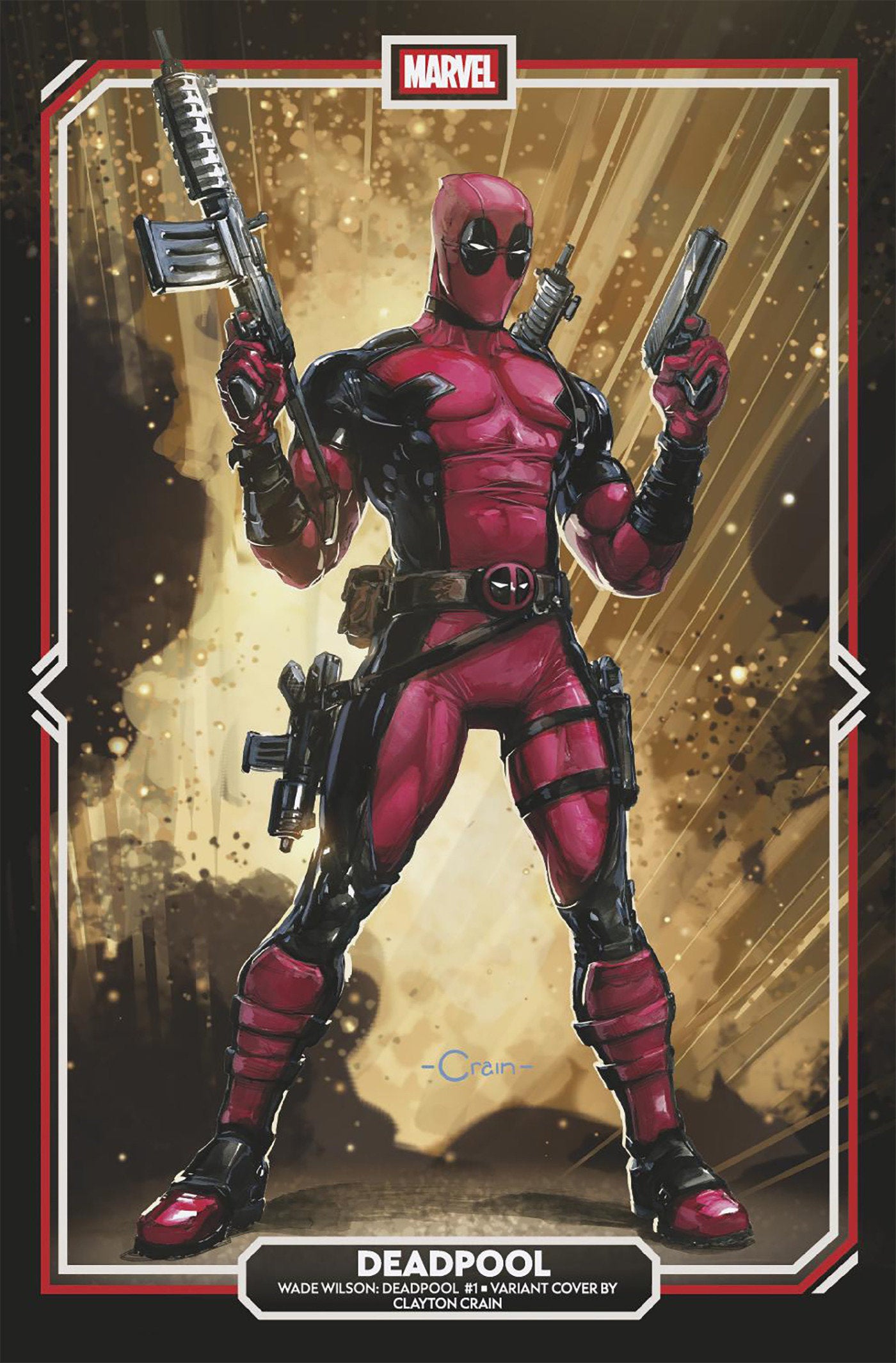 Wade Wilson Deadpool #1 Clayton Crain Variant
