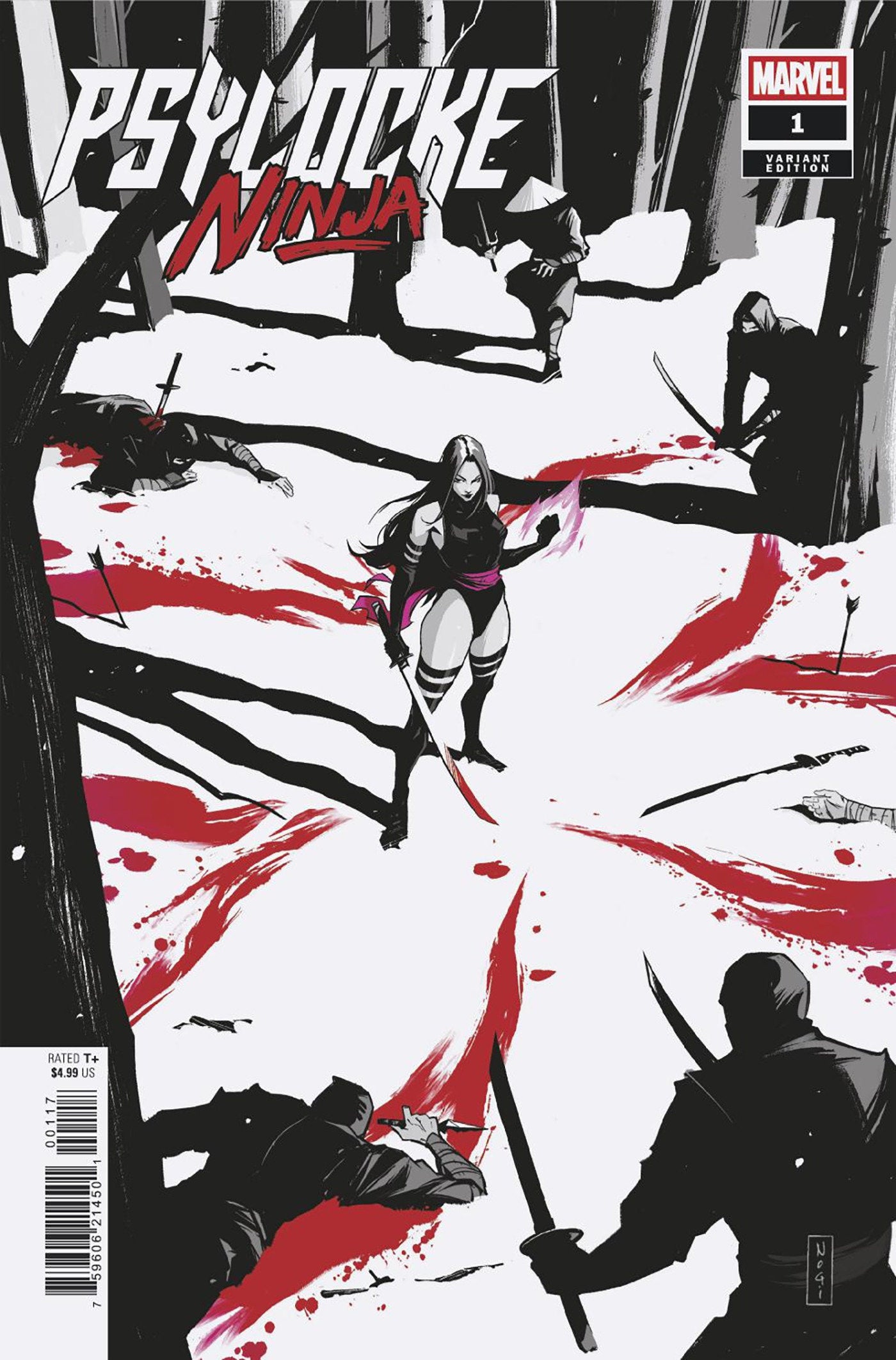 Psylocke Ninja #1 25 Copy Nogi San Variant