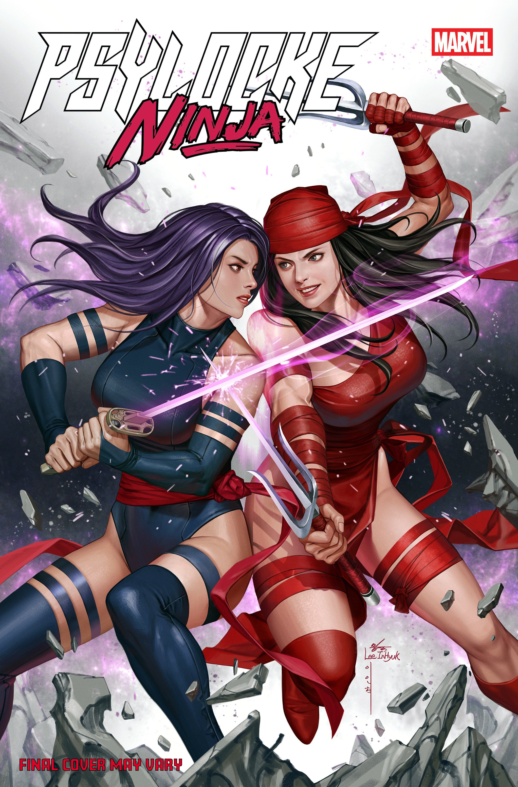 Psylocke Ninja #2 Inhyuk Lee Versus Elektra Variant