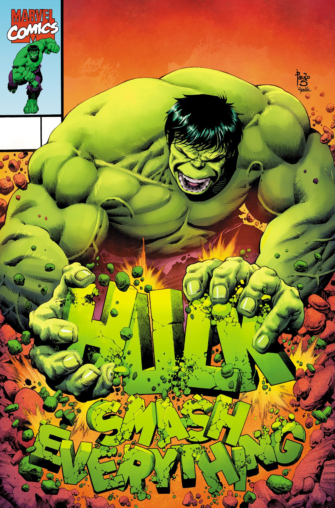 Hulk Smash Everything #1 25 Copy Paulo Siqueira Variant