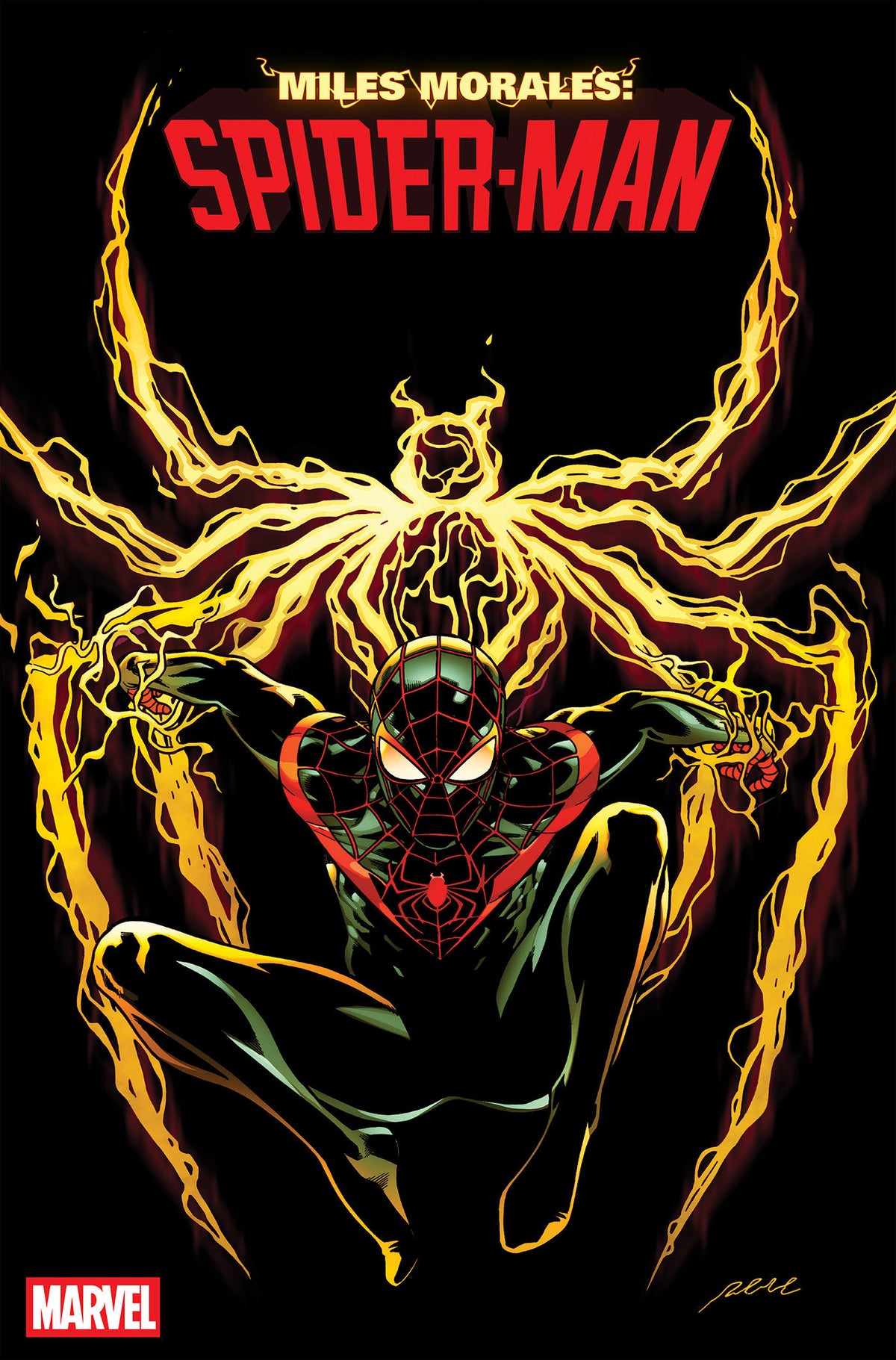 Miles Morales Spider-Man #1 Pere Perez 2nd Printing Variant