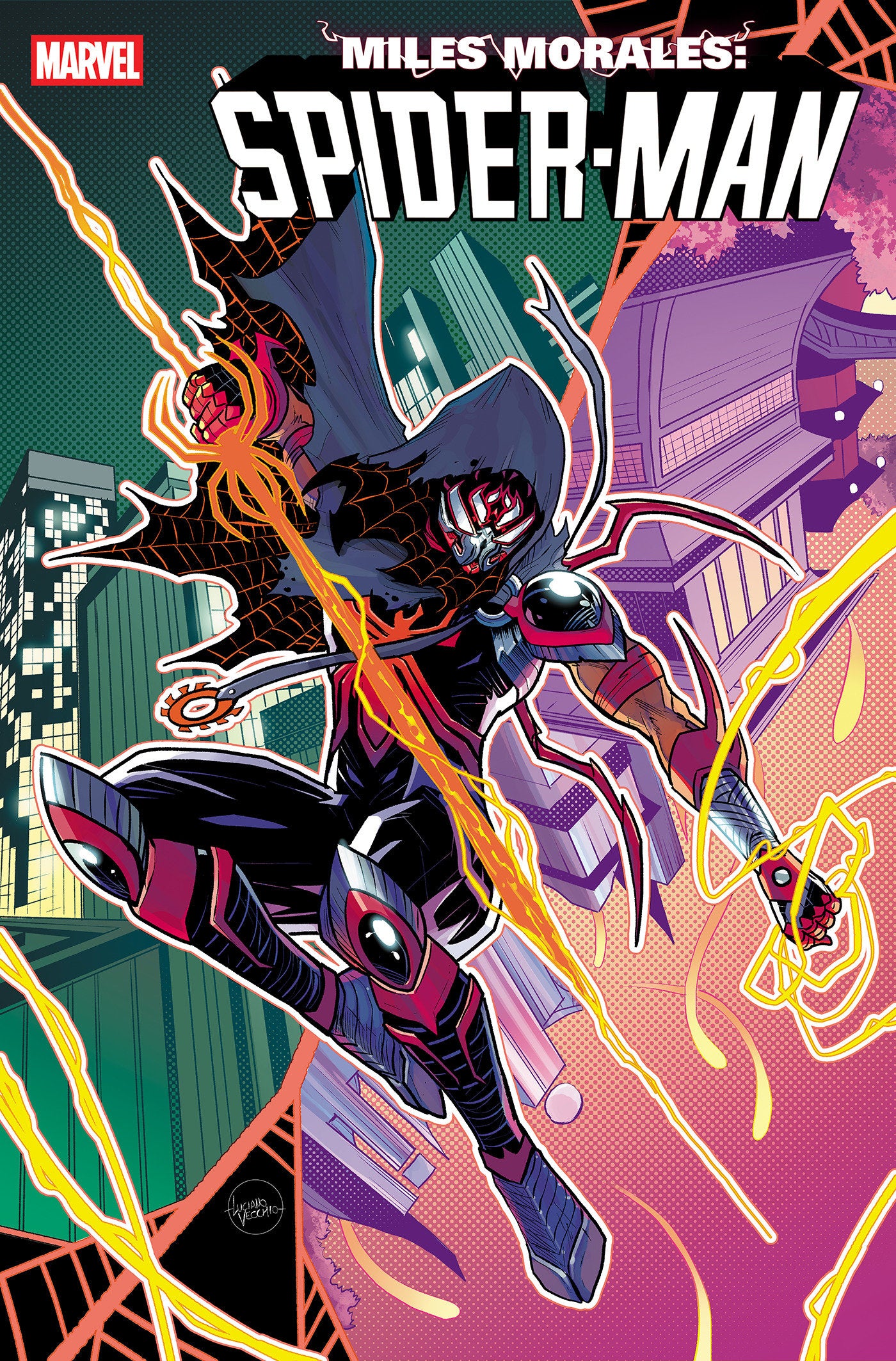 Miles Morales Spider-Man #1 Luciano Vecchio Isekai Variant