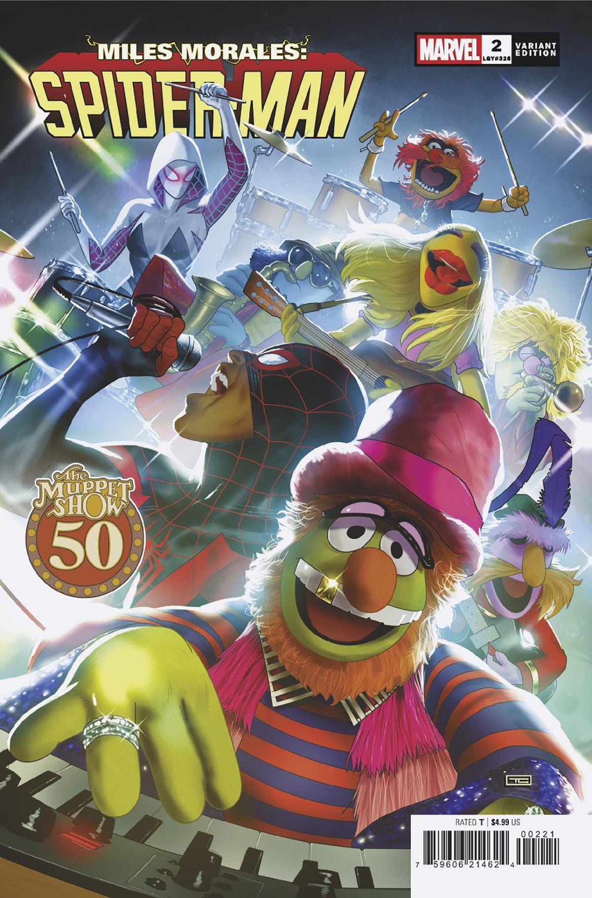 Miles Morales Spider-Man #2 Taurin Clarke Muppets Variant