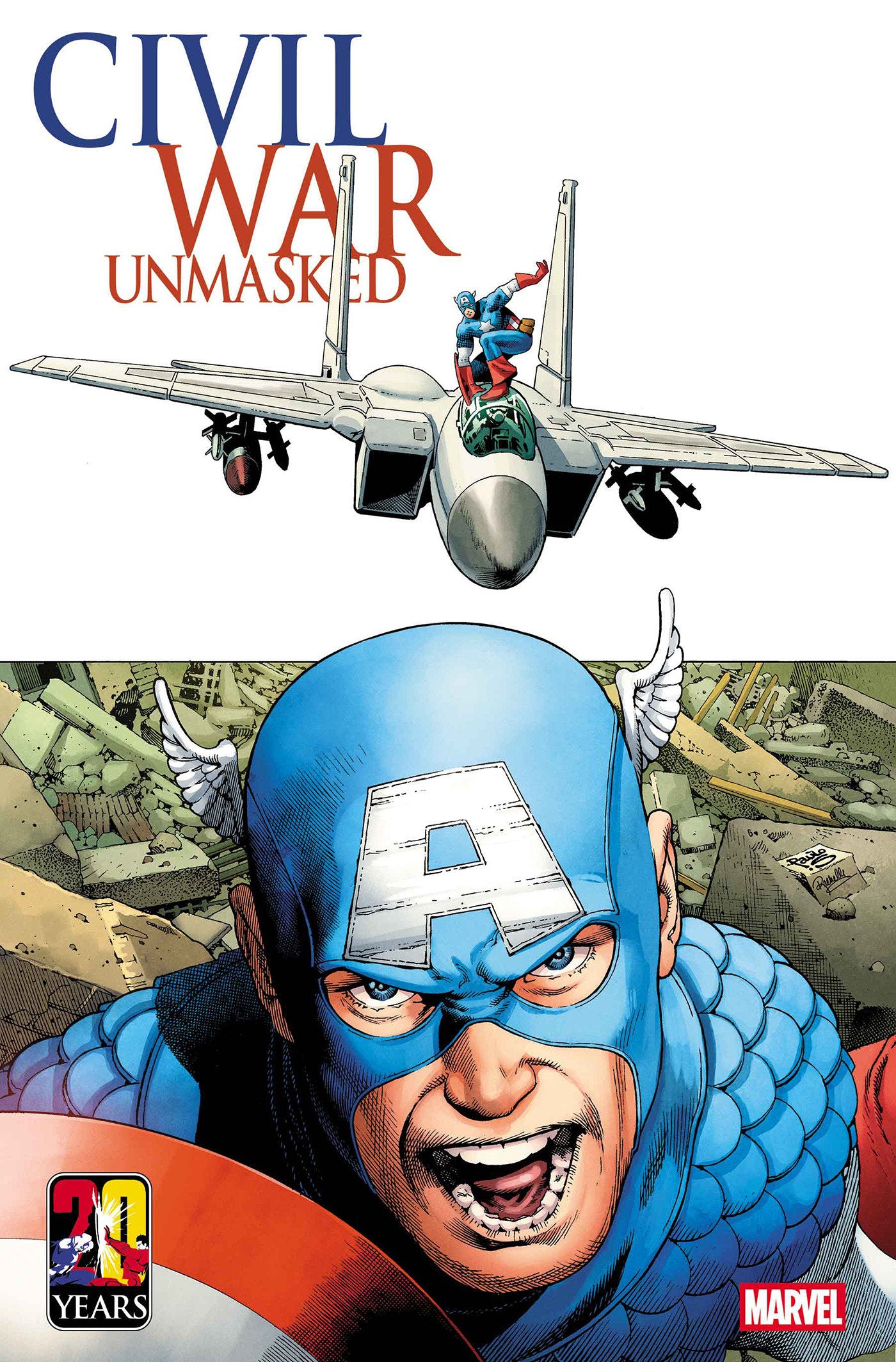 Civil War Unmasked #3 Paulo Siqueira 5 Part Connecting Variant