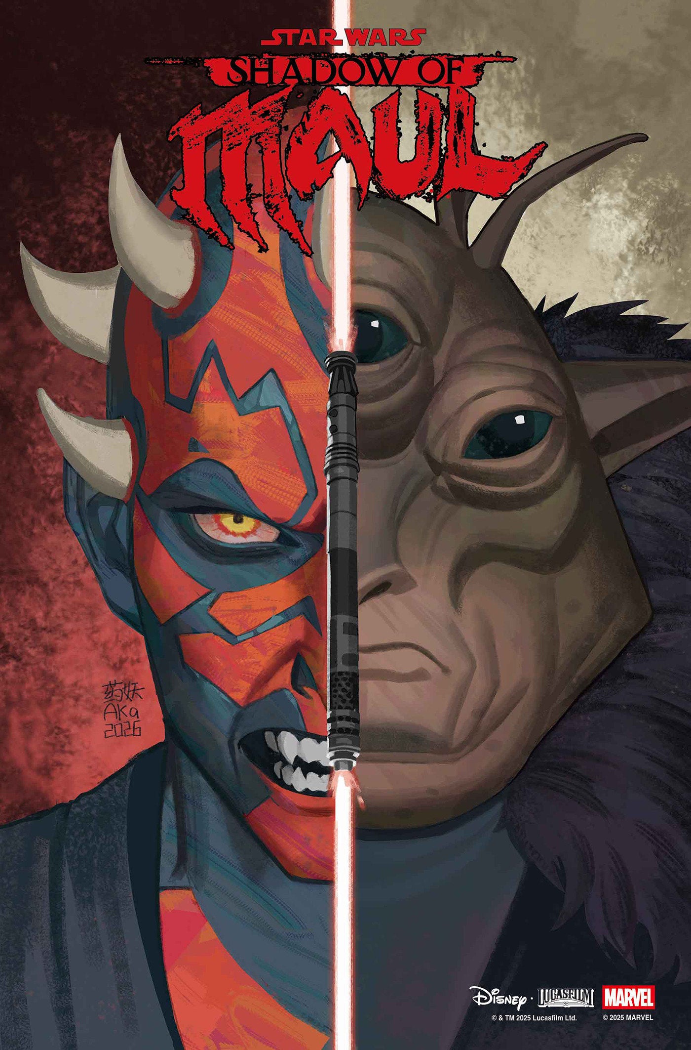 Star Wars Shadow Of Maul #4 Aka Headshot Full Art Variant