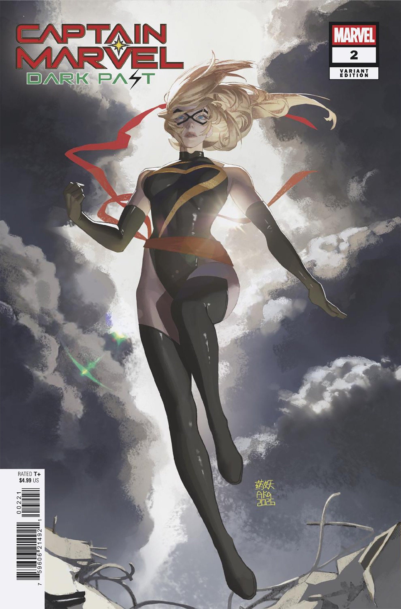 Captain Marvel Dark Past #2 Aka Ms. Marvel Variant