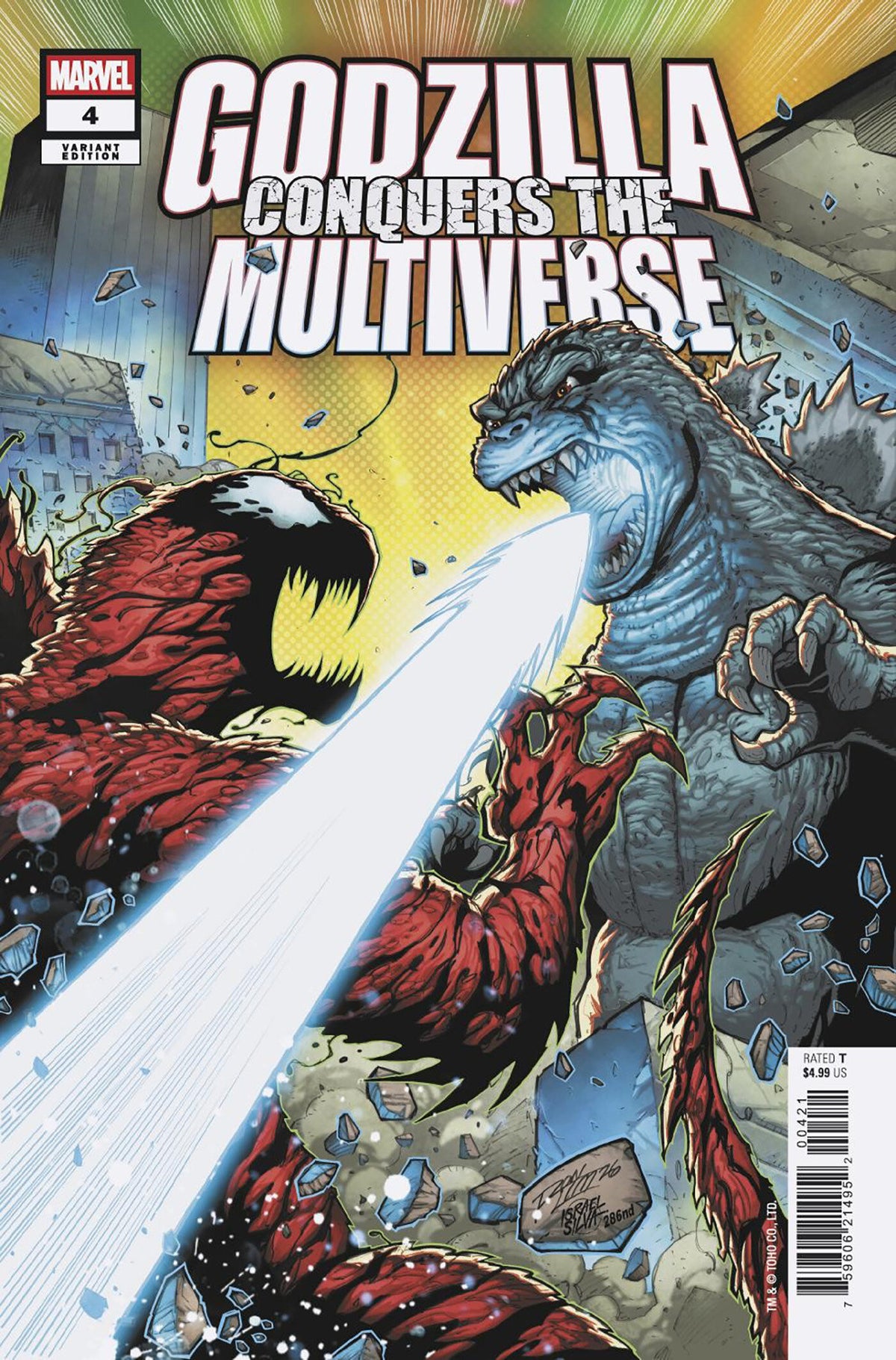 Godzilla Conquers The Multiverse #4 Ron Lim Heisei vs Marvel Variant