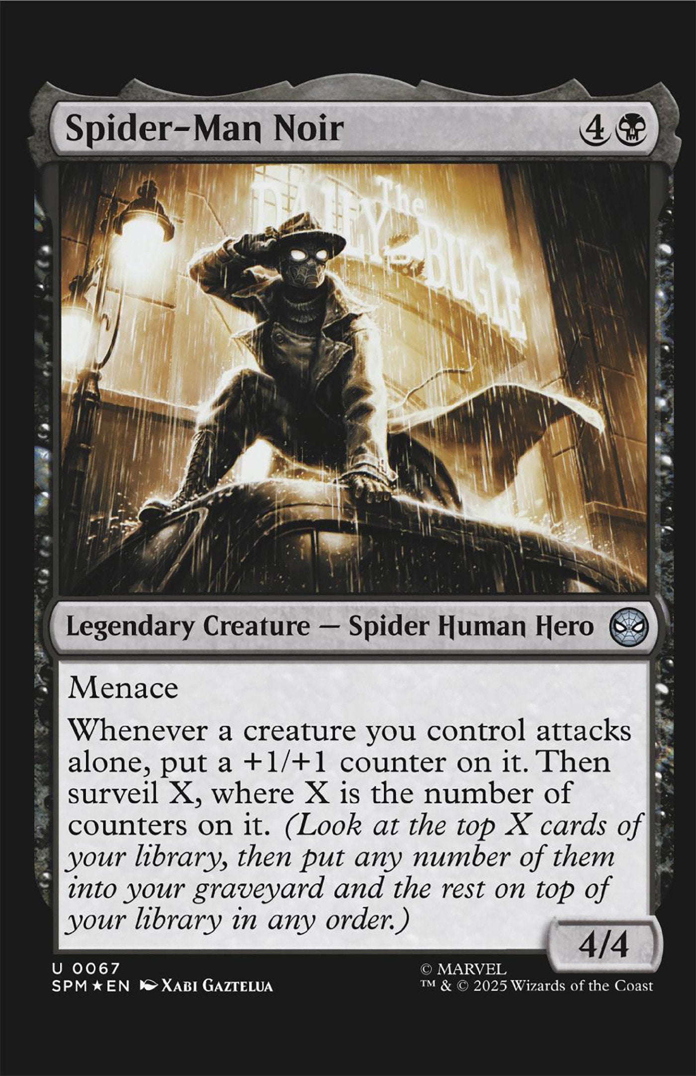 Punisher #4 Xabi Gaztelua Magic The Gathering Variant