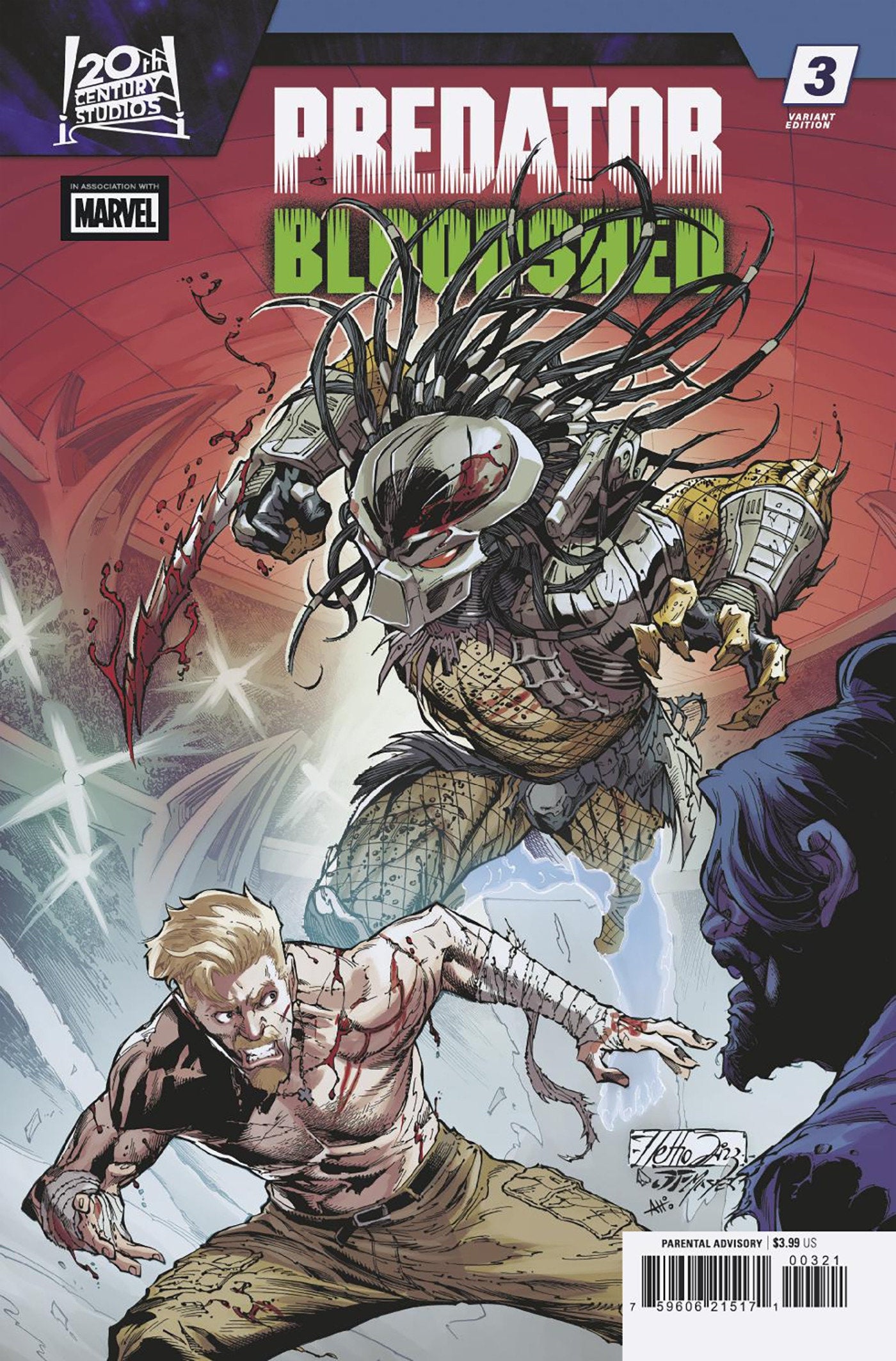 Predator Bloodshed #3 Netho Diaz Variant