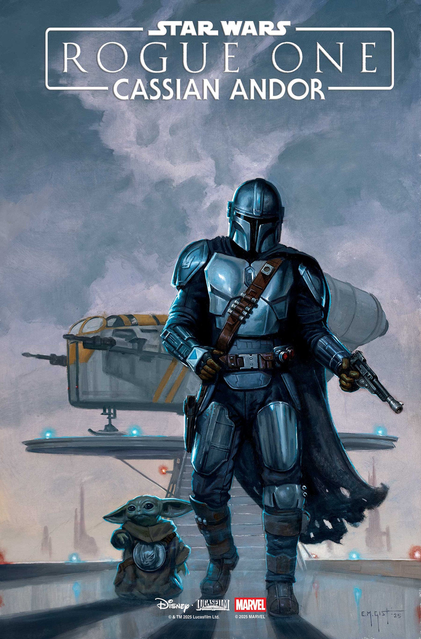Star Wars Rogue One Cassian Andor #1 E.M. Gist Mandalorian & Grogu Variant