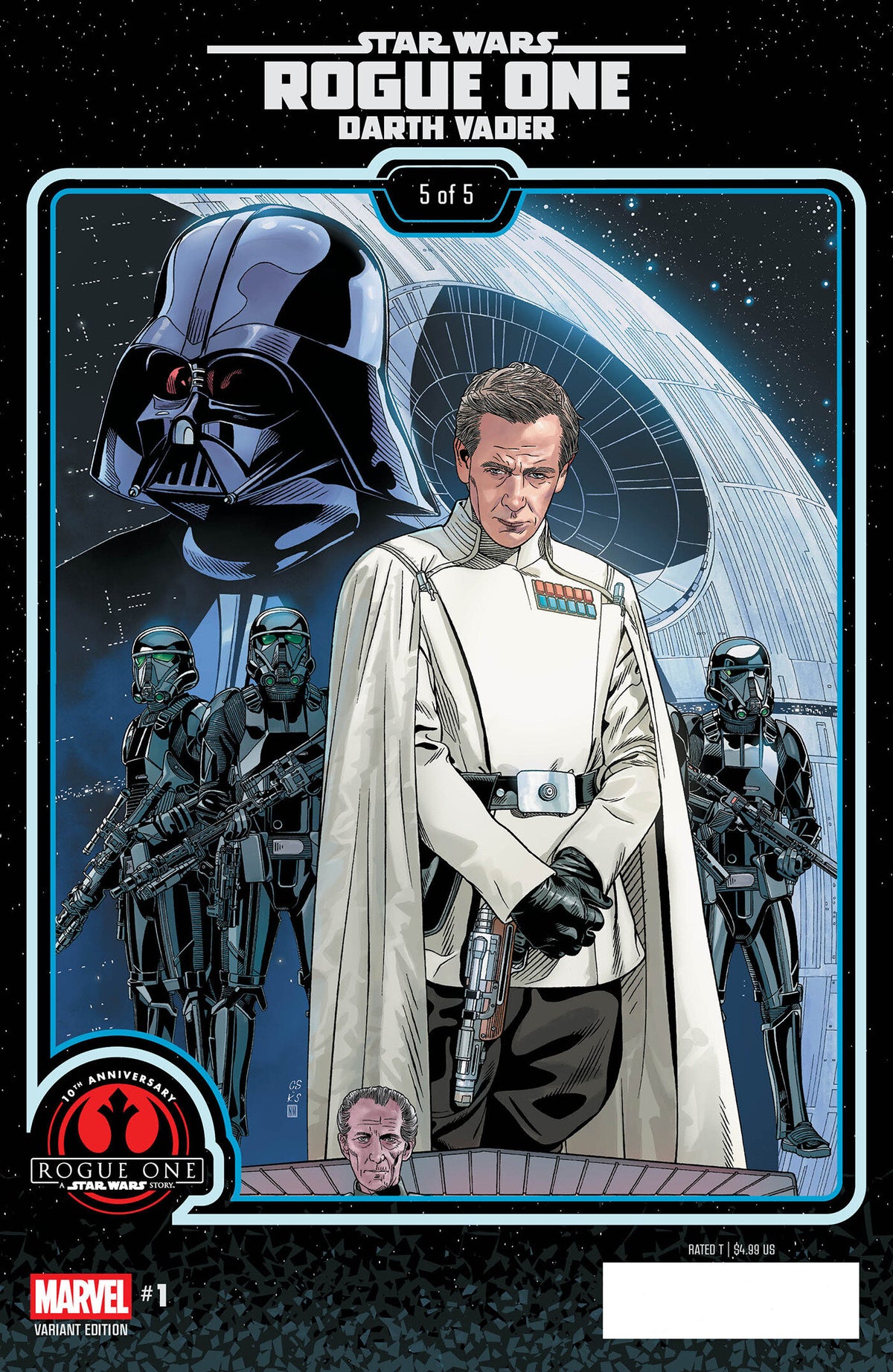 Star Wars Rogue One Darth Vader #1 Chris Sprouse Rogue One 10th Anniversary Variant