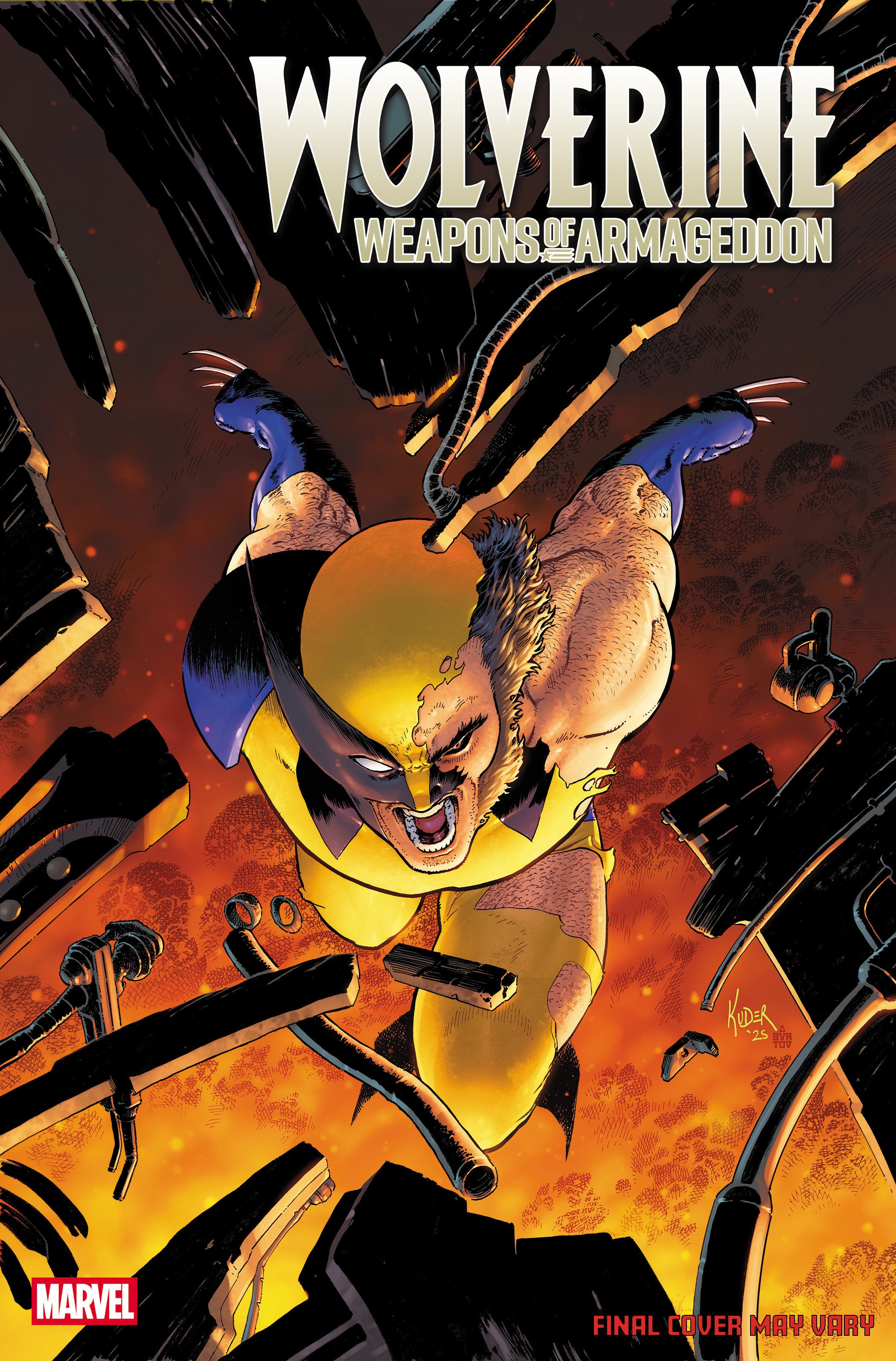 Wolverine Weapons Of Armageddon #2 25 Copy Aaron Kuder Variant