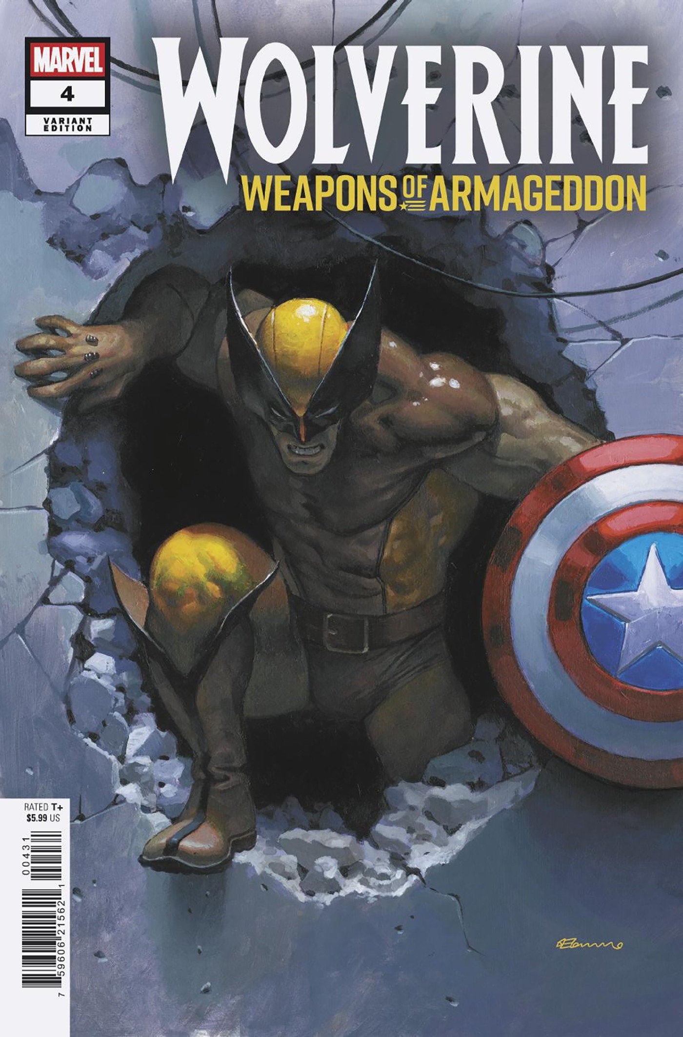 Wolverine Weapons Of Armageddon #4 Fabrizio De Tommaso Variant