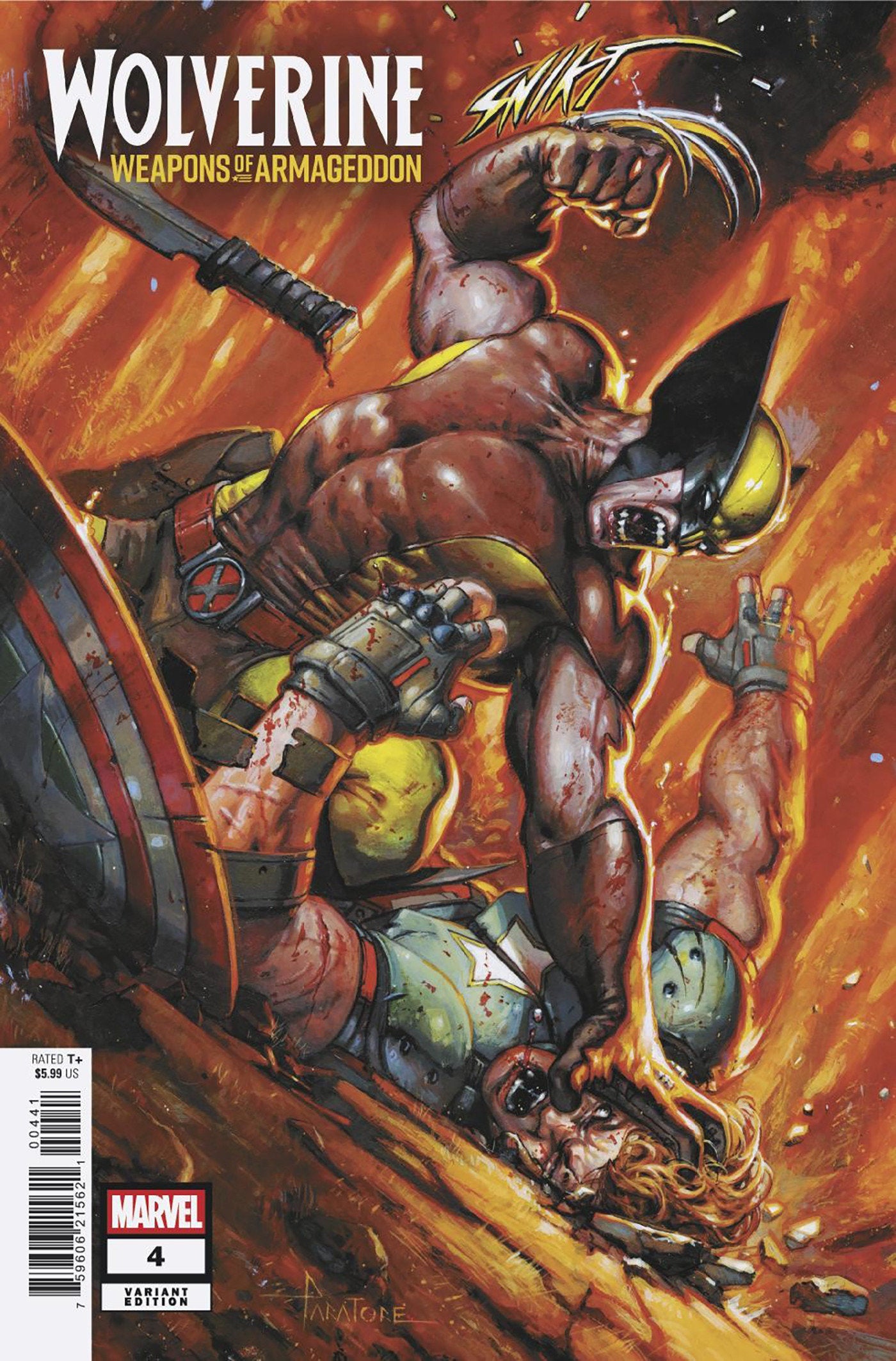Wolverine Weapons Of Armageddon #4 Davide Paratore Variant