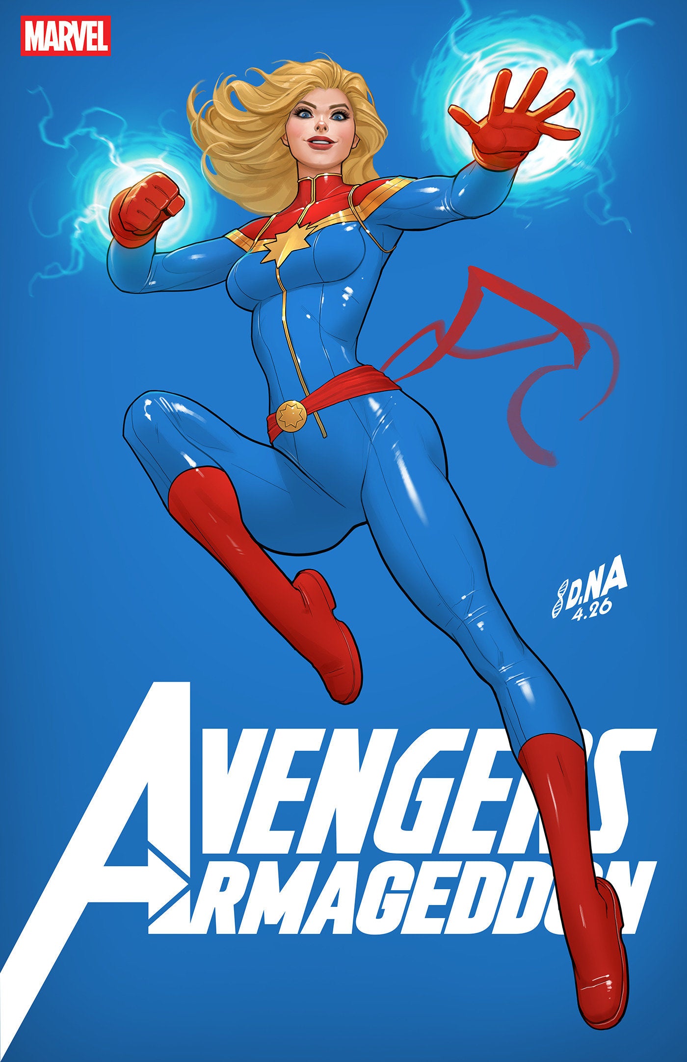 Avengers Armageddon #2 David Nakayama Color Block Blue Variant