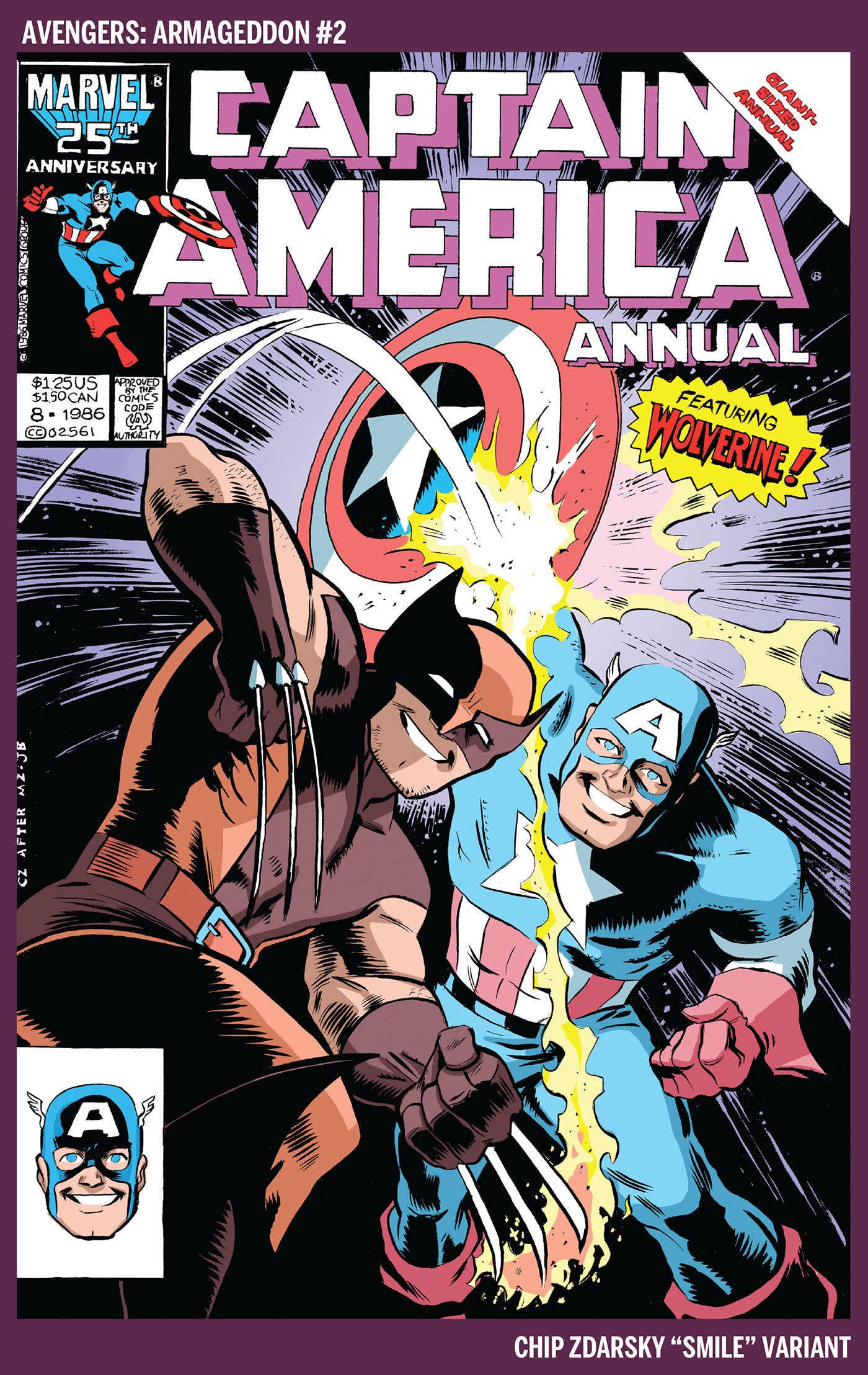 Avengers Armageddon #2 Chip Zdarsky Smile Variant