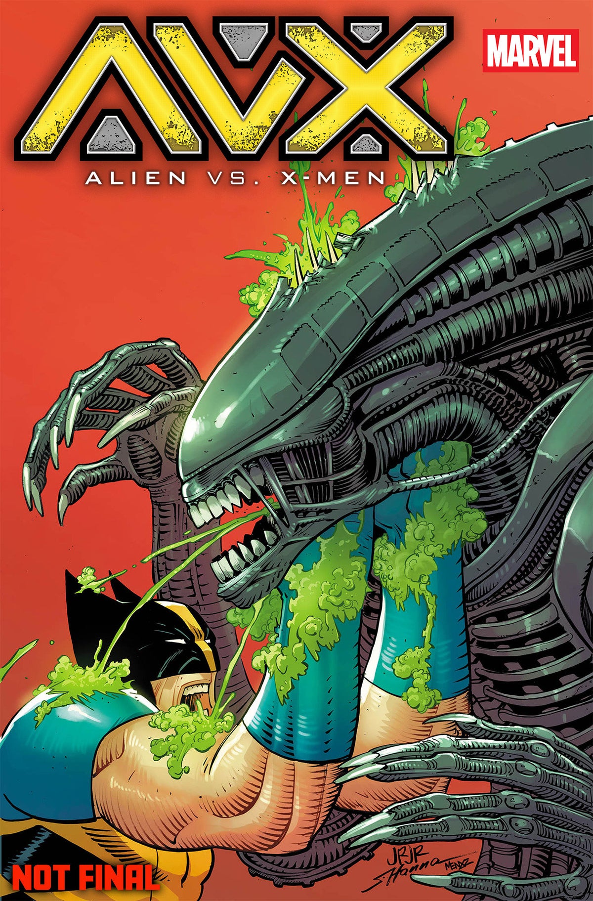Alien vs X-Men #1 John Romita Jr Foil Variant