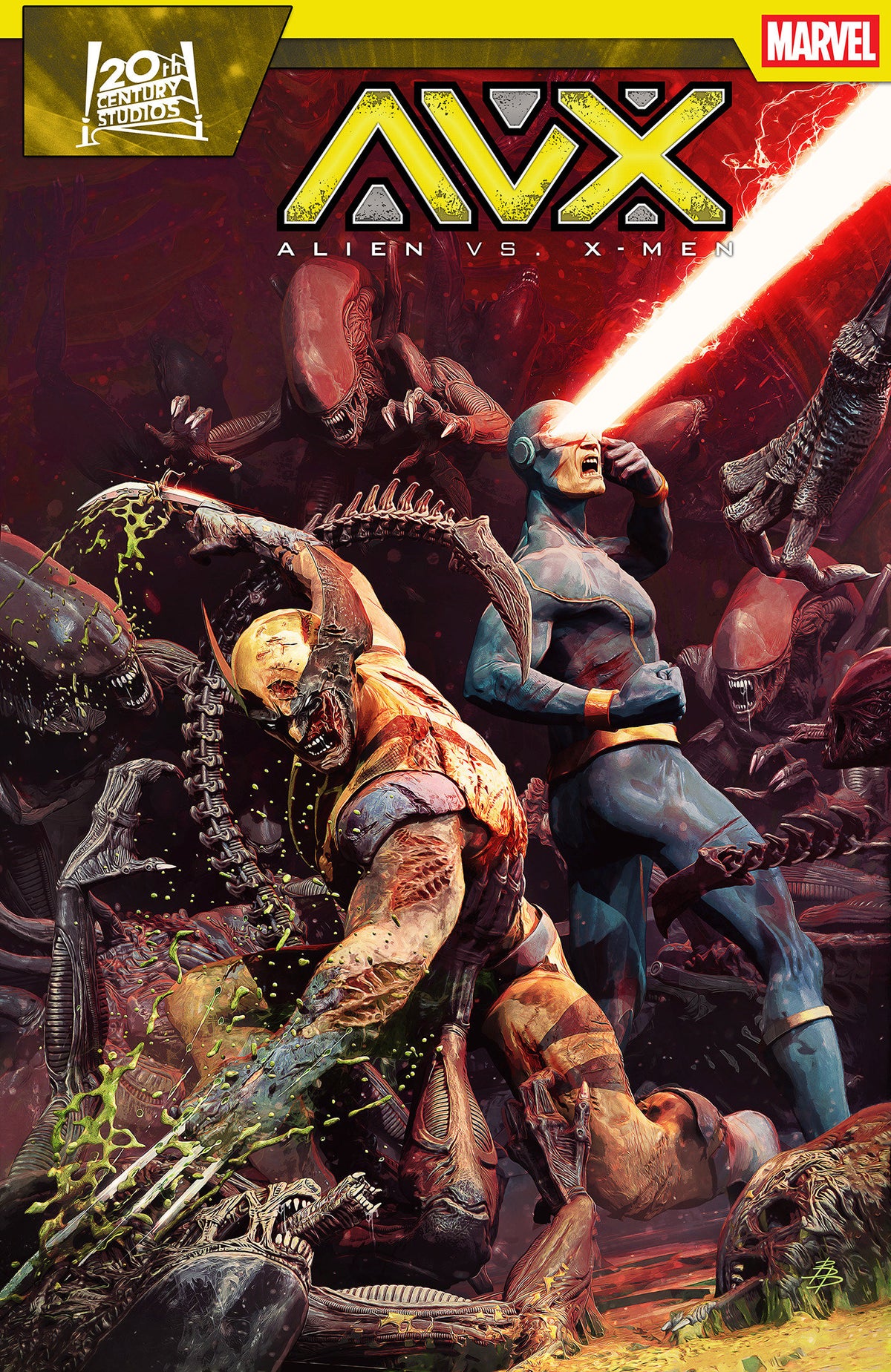Alien vs X-Men #1 Bjorn Barends Variant