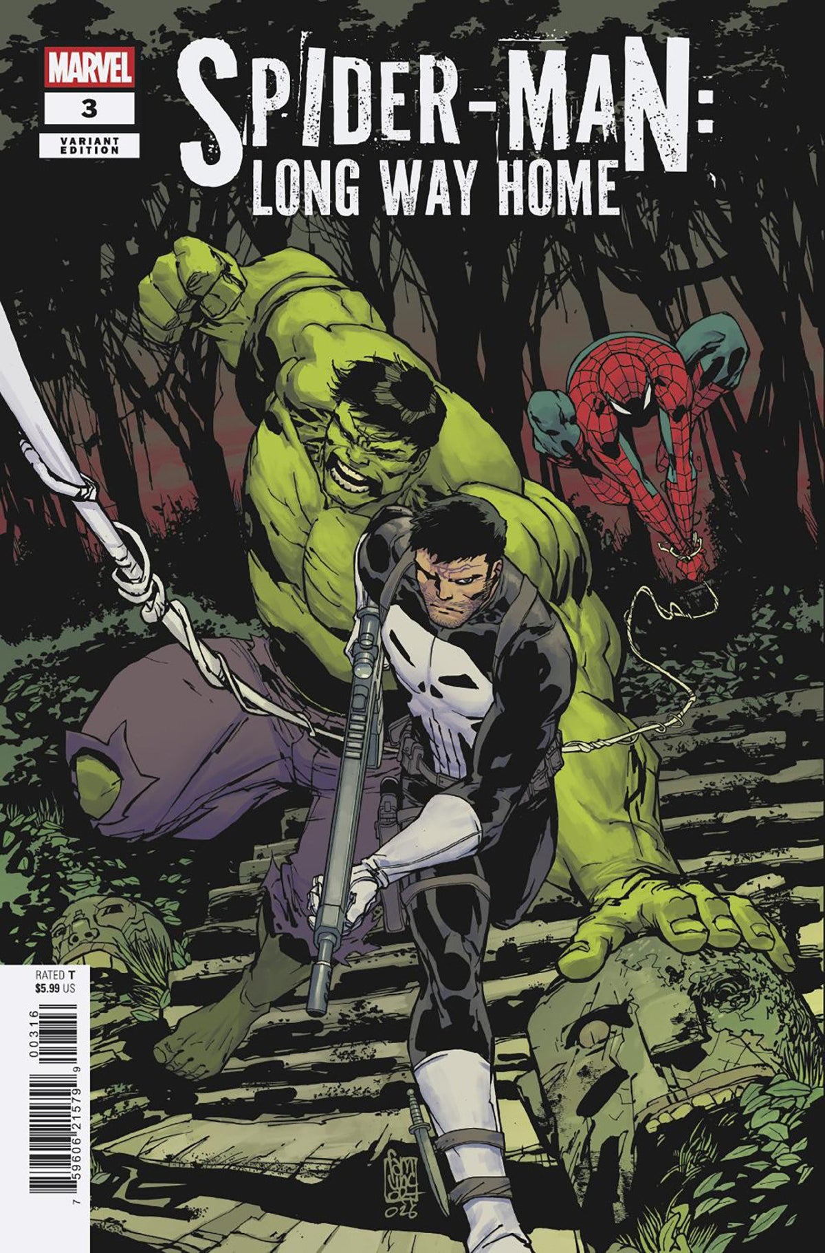 Spider-Man Long Way Home #3 Giuseppe Camuncoli 25 Copy Variant