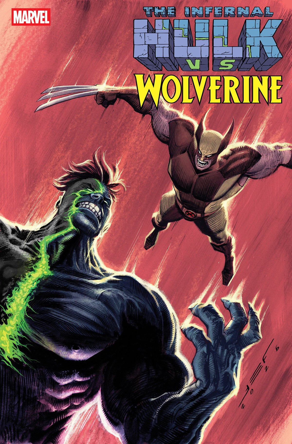 Infernal Hulk vs Wolverine #1 Juan Ferreyra 25 Copy Variant