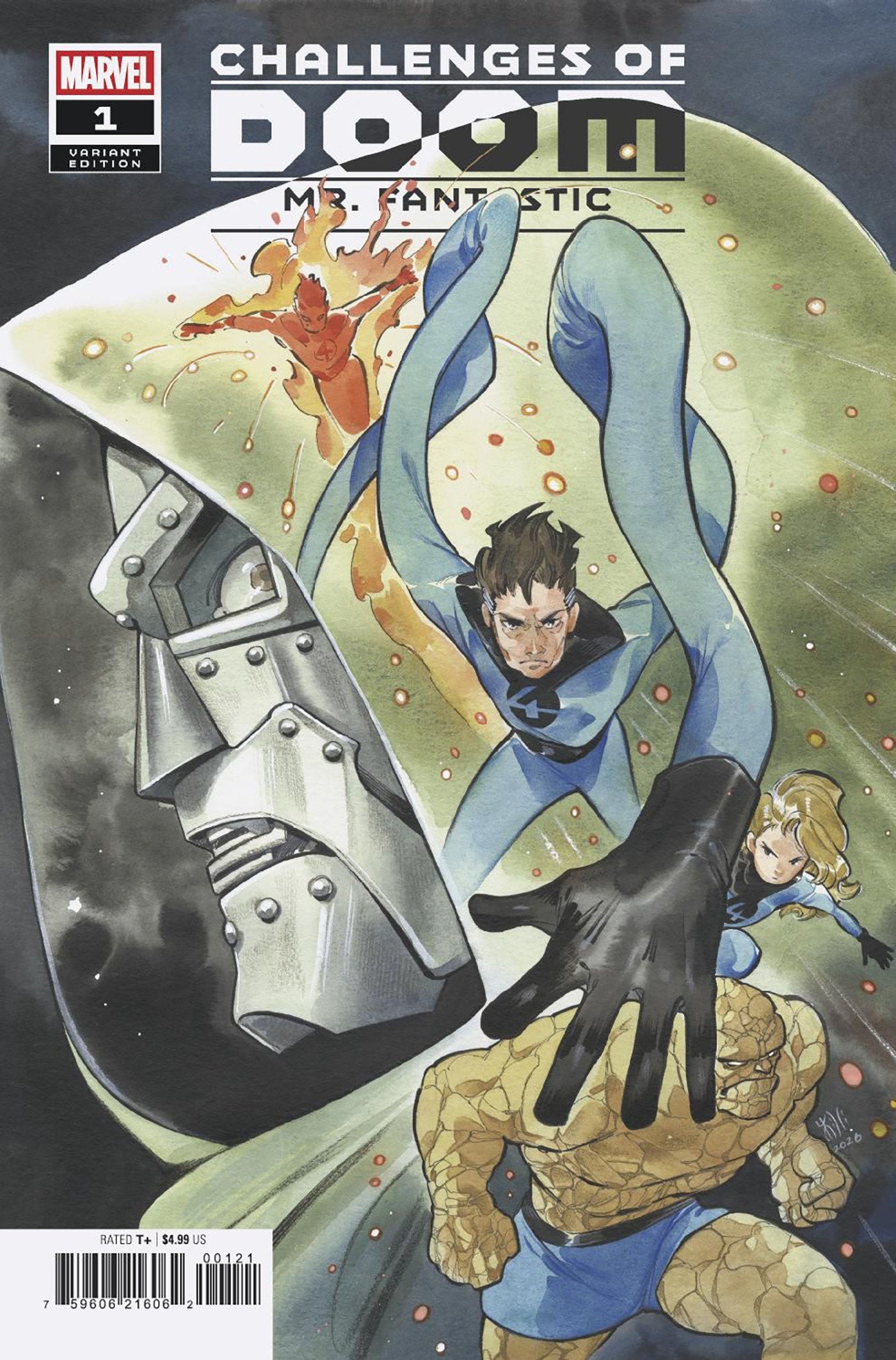 Challenges Of Doom Mr Fantastic #1 Peach Momoko Variant