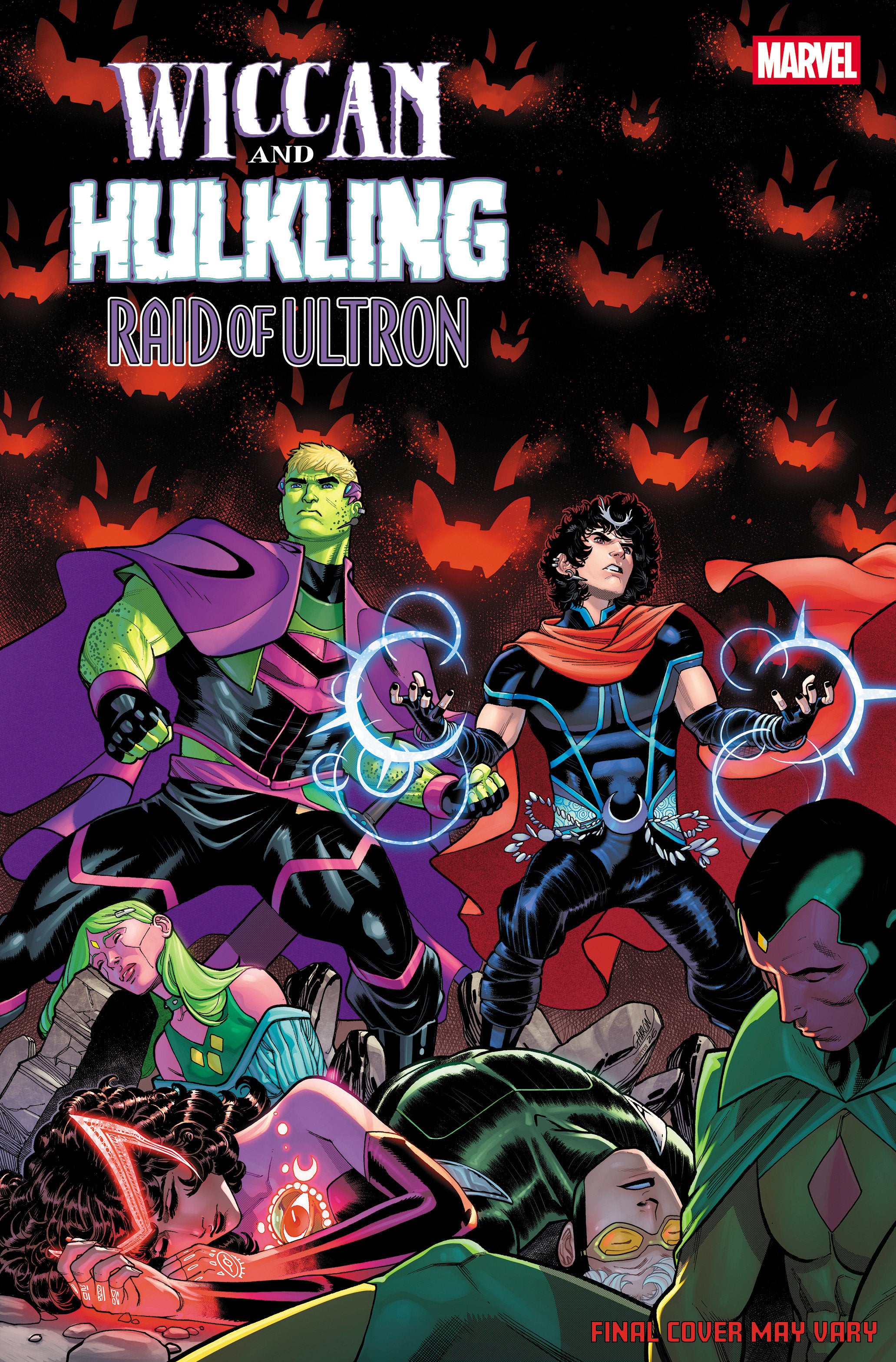 Wiccan & Hulkling Raid Of Ultron #1 Javier Garron Variant