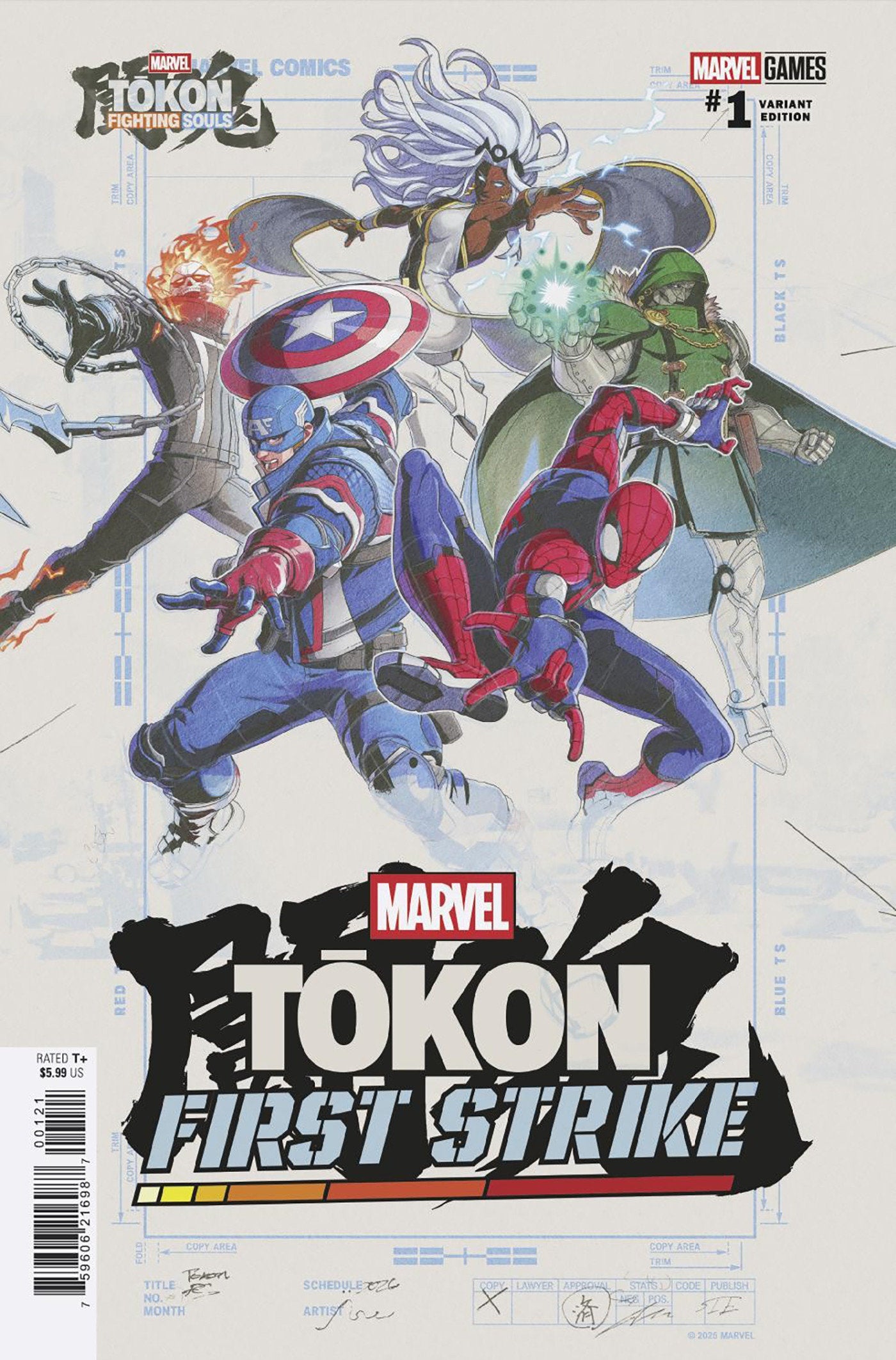 Marvel Tokon First Strike #1 Fighting Souls Variant