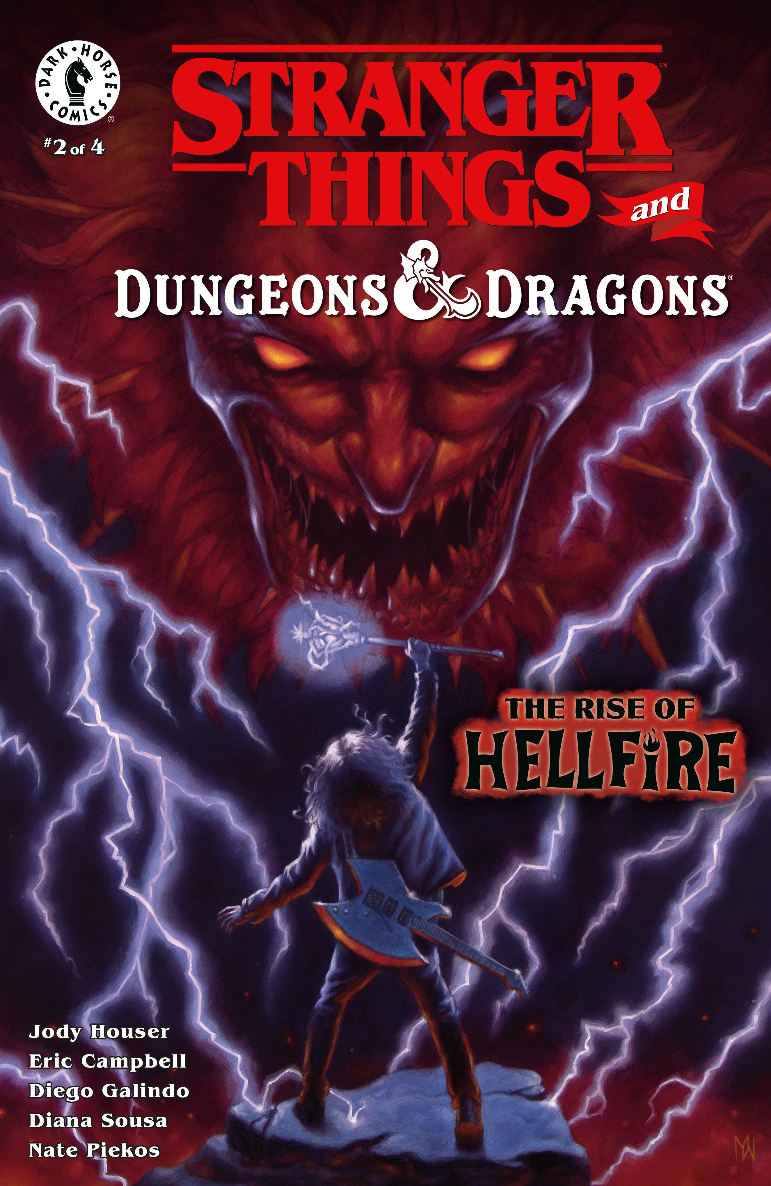 Stranger Things Dungeons & Dragons Rise Of Hellfire #2 Cover A Myles Wohl