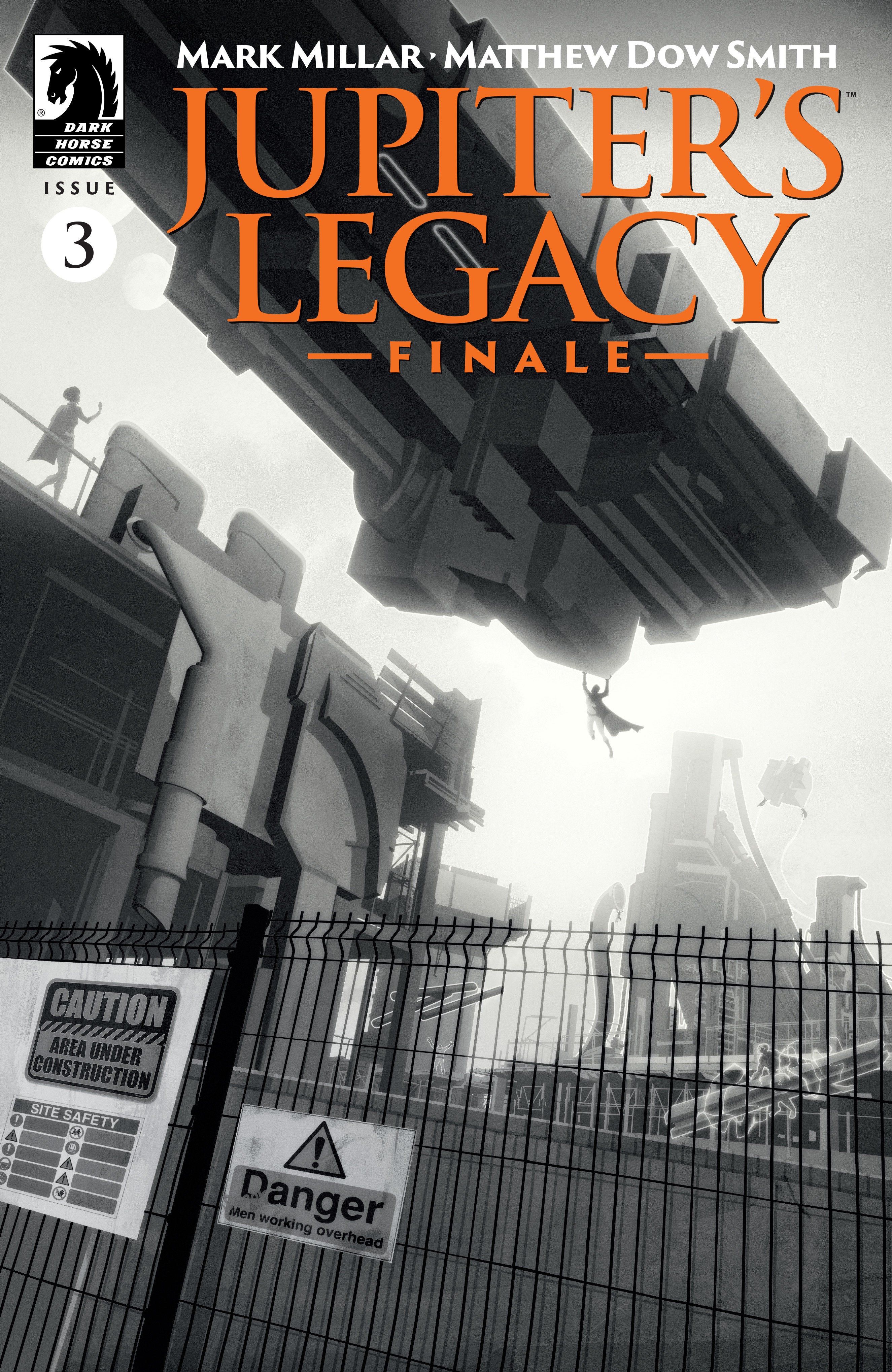 Jupiters Legacy Finale #3 Cover B Black & White Carter (Mature)