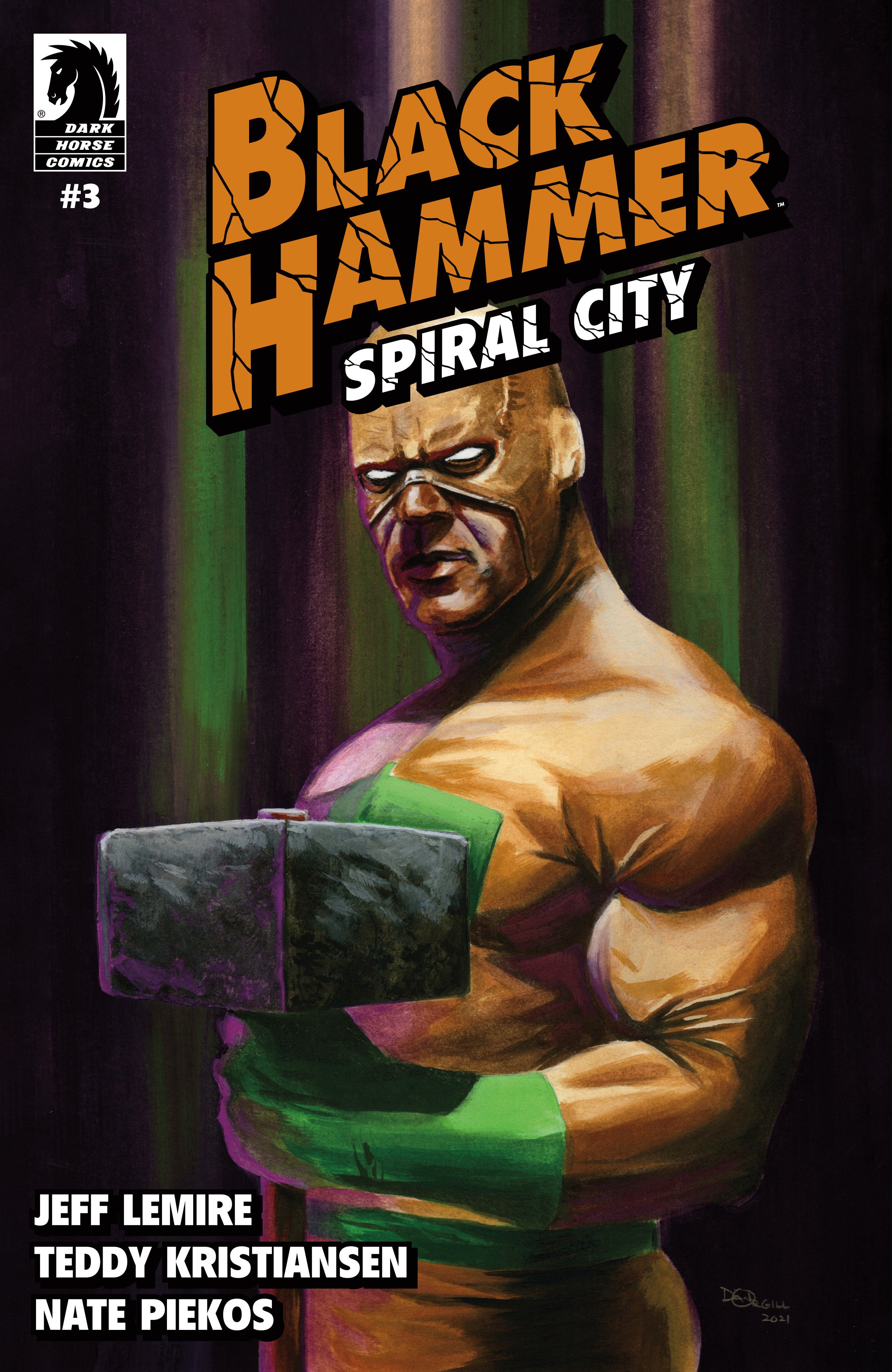 Black Hammer Spiral City #3 Cover B Dan Orgill