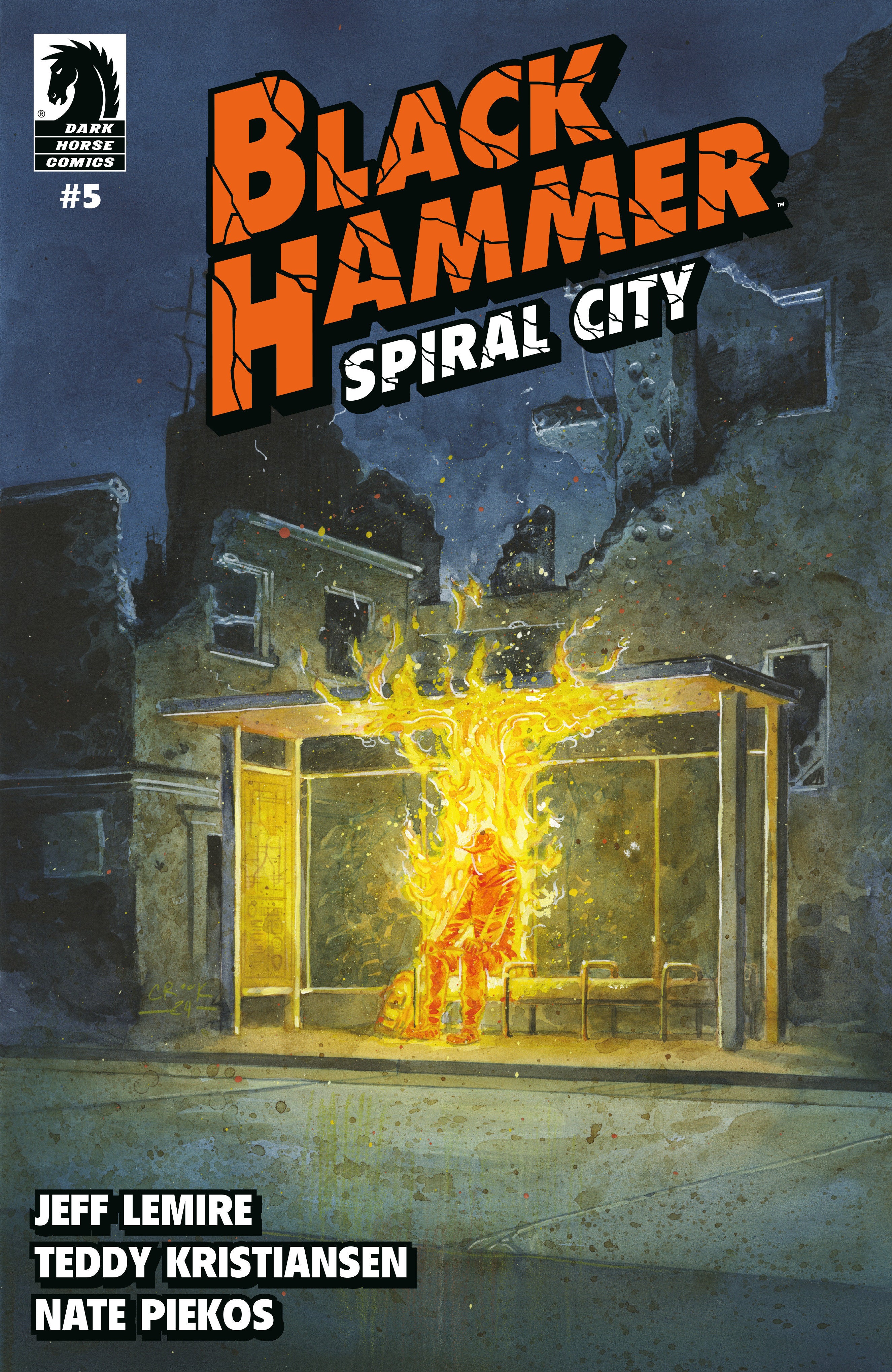 Black Hammer Spiral City #5 Cover B Crook