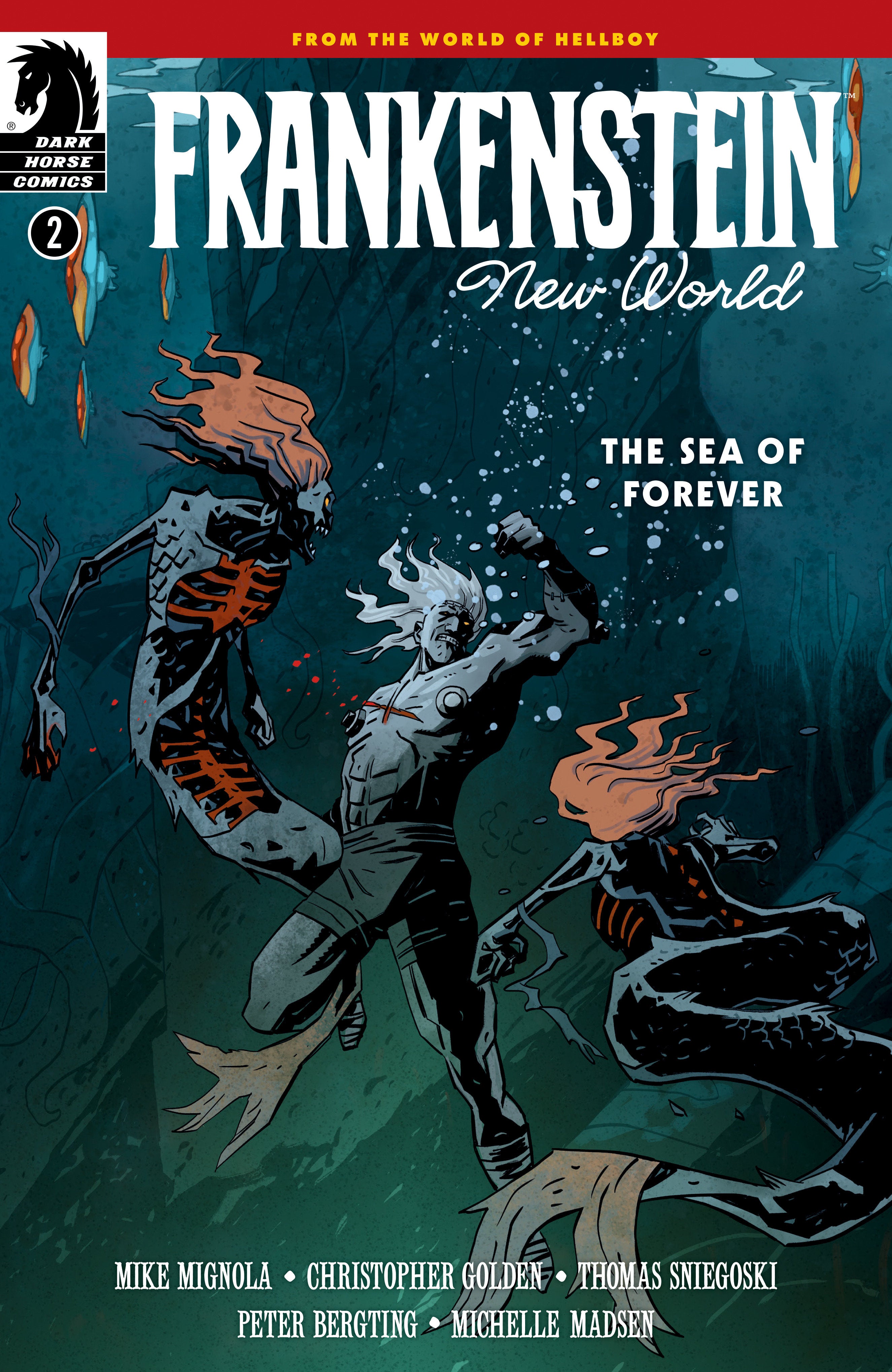 Frankenstein New World Sea Of Forever #2 Cover A Bergting