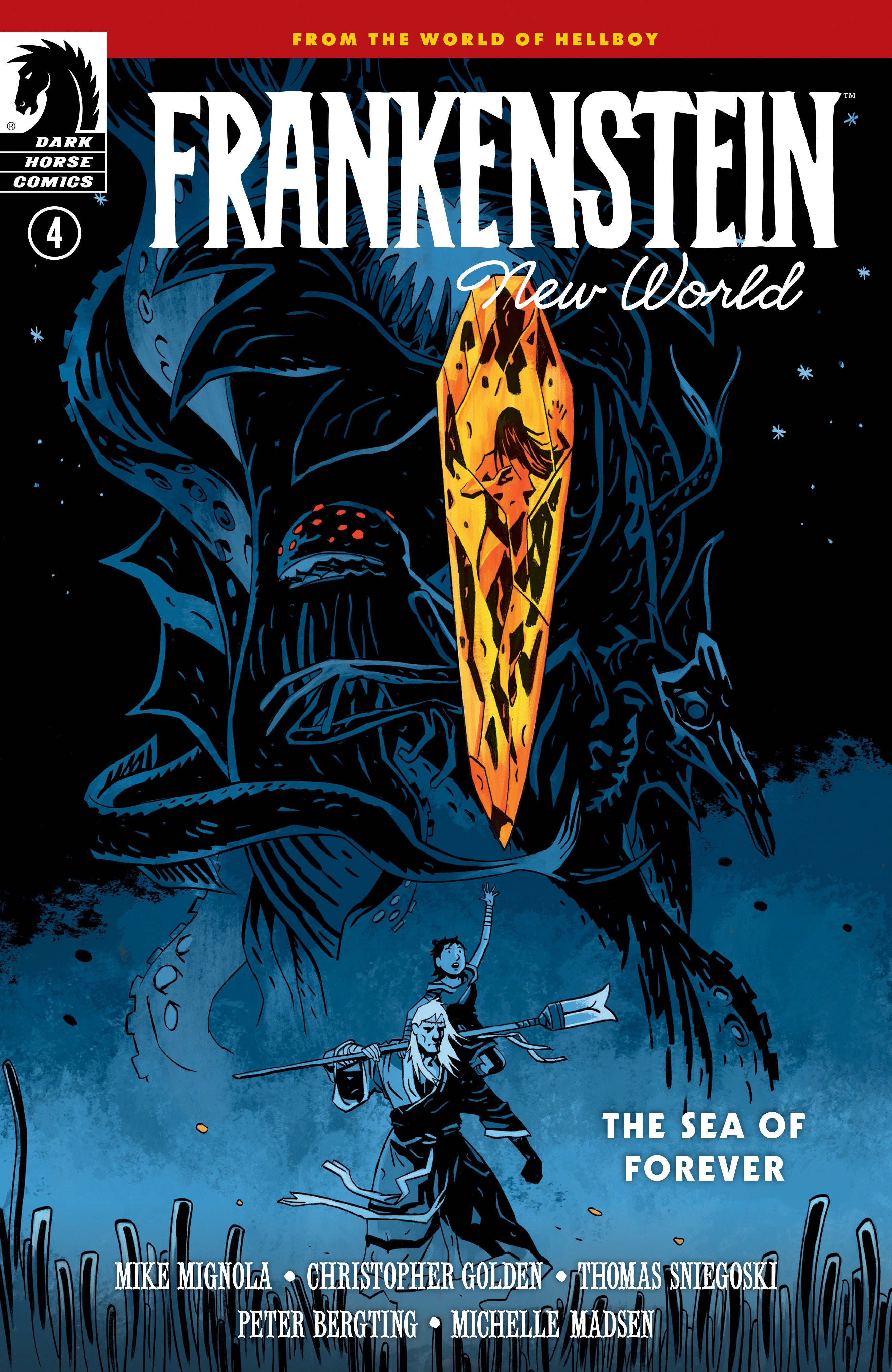 Frankenstein New World Sea Of Forever #4 Cover A Bergting