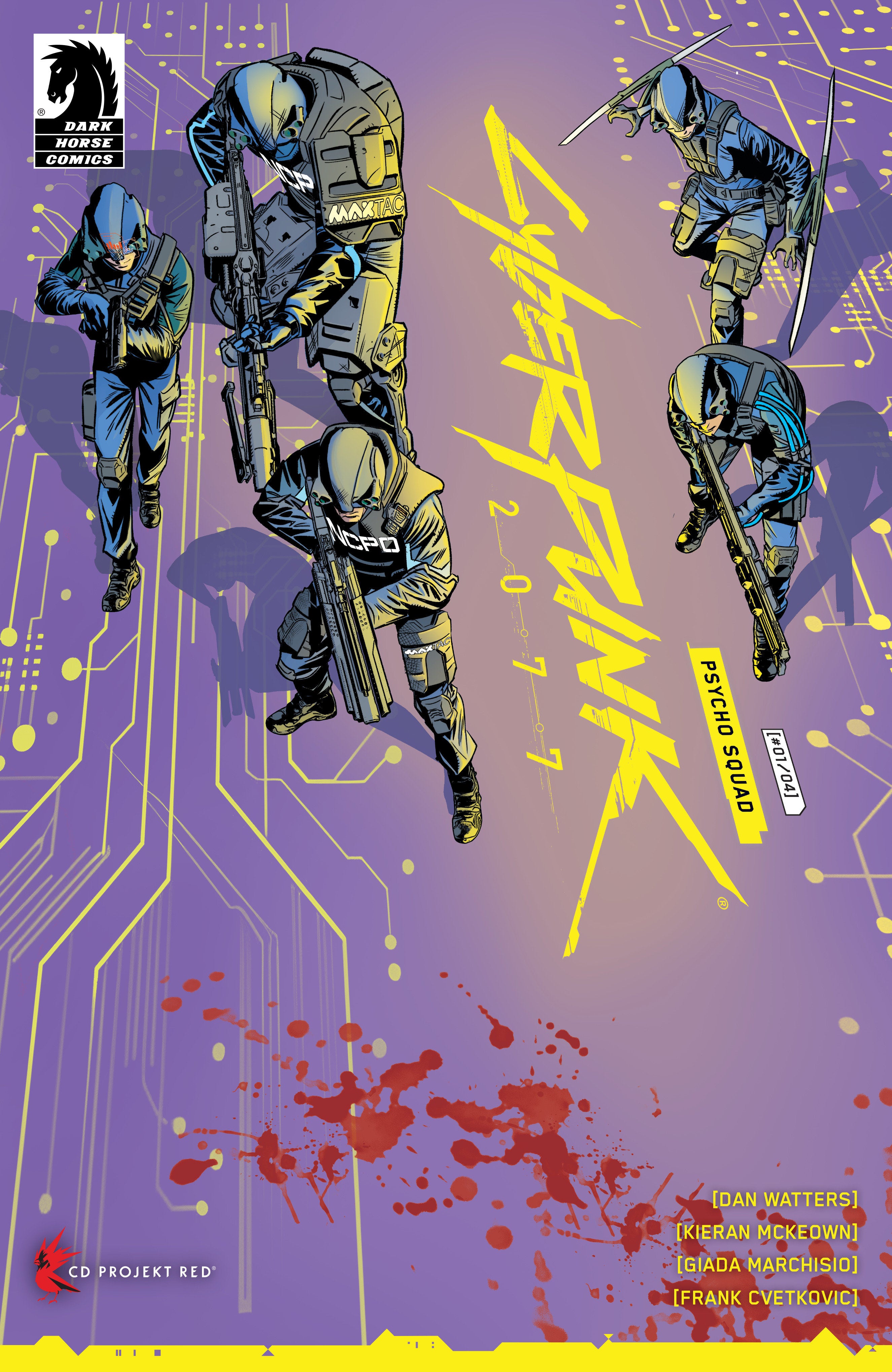 Cyberpunk 2077 Psycho Squad #1 Cover A Kieran McKeown