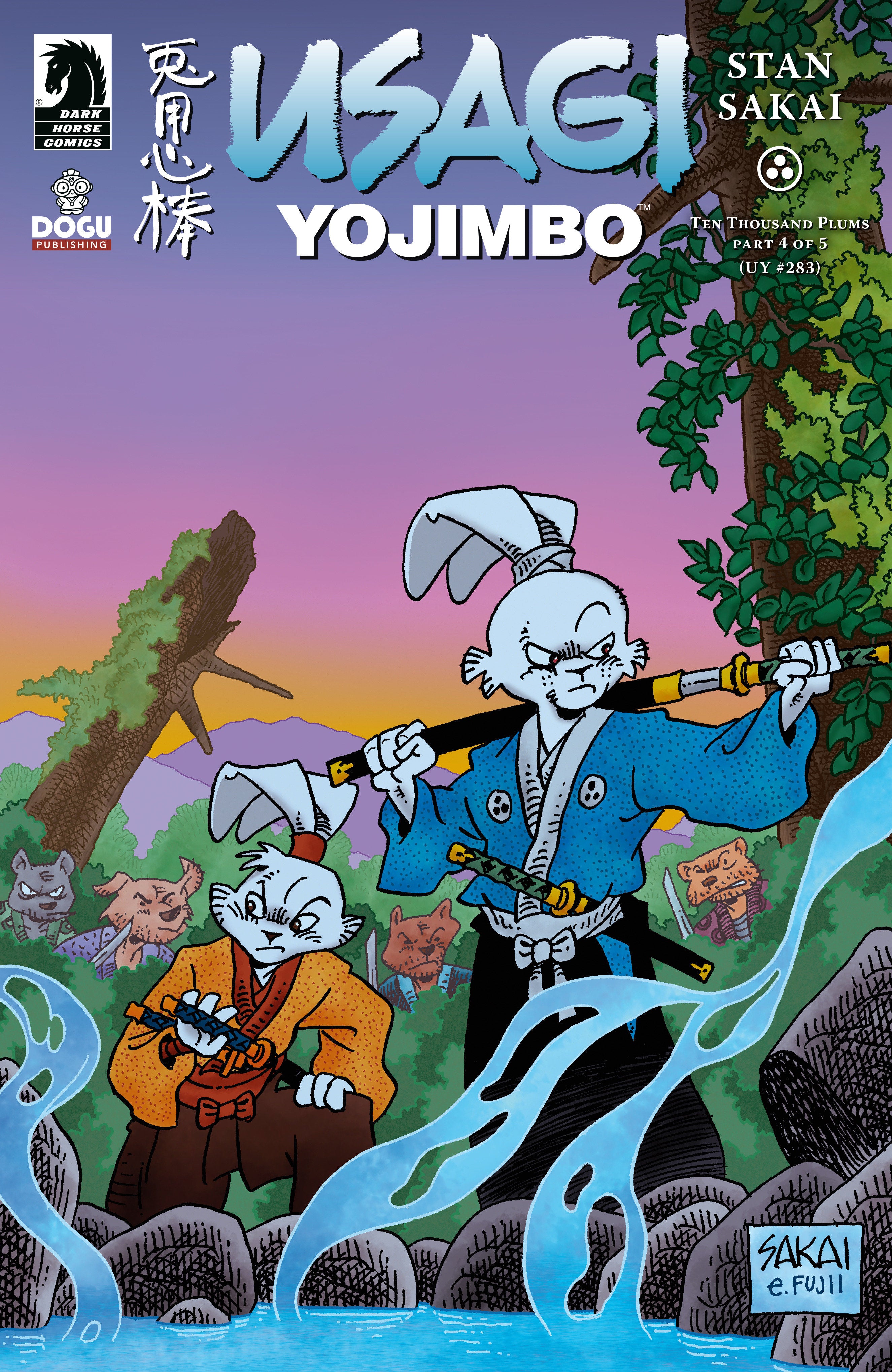Usagi Yojimbo Ten Thousand Plums #4 Cover A Sakai