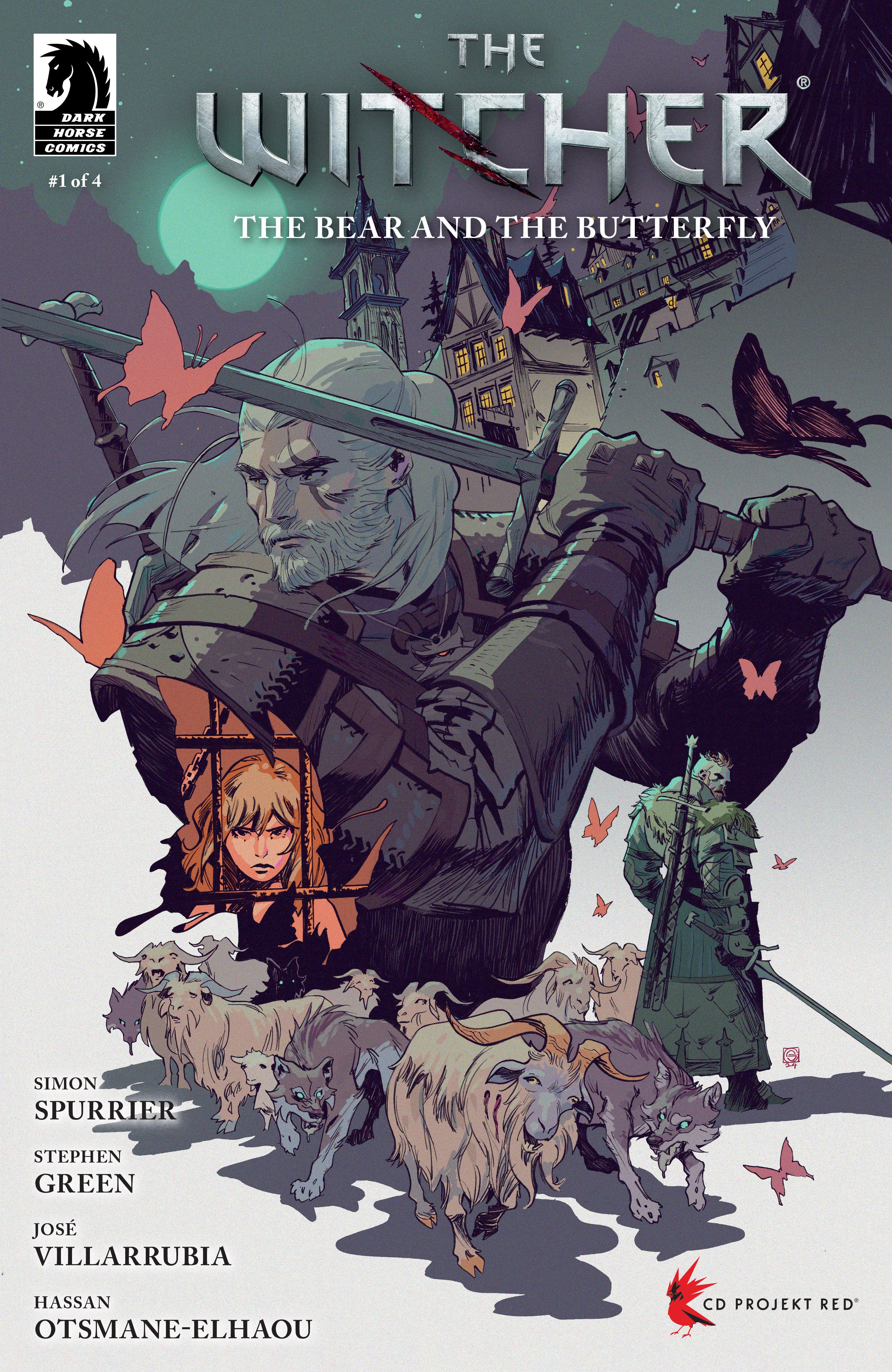 Witcher Bear And Butterfly #1 Cover A Green