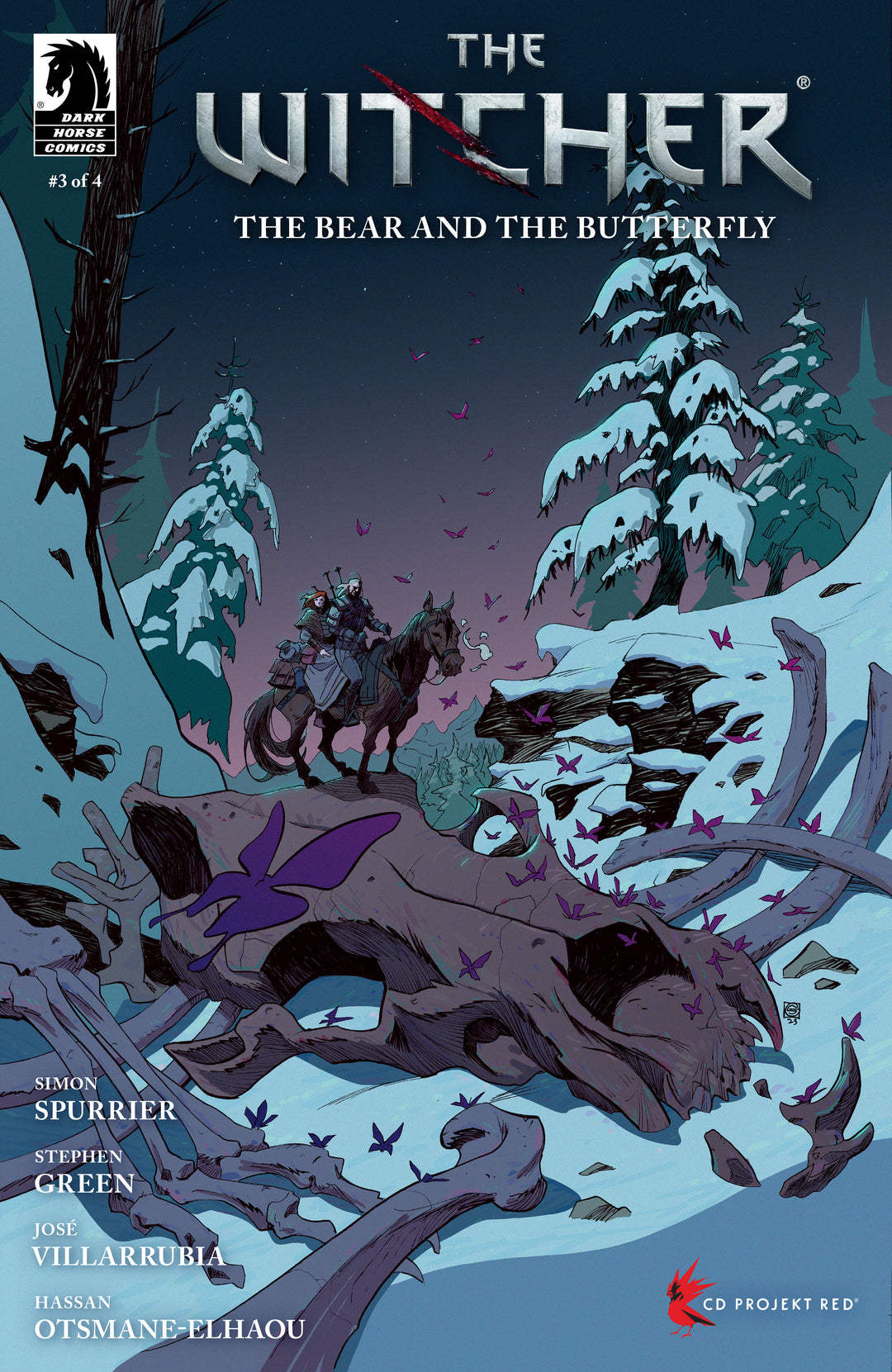 Witcher The Bear And The Butterfly #3 Cover A Green