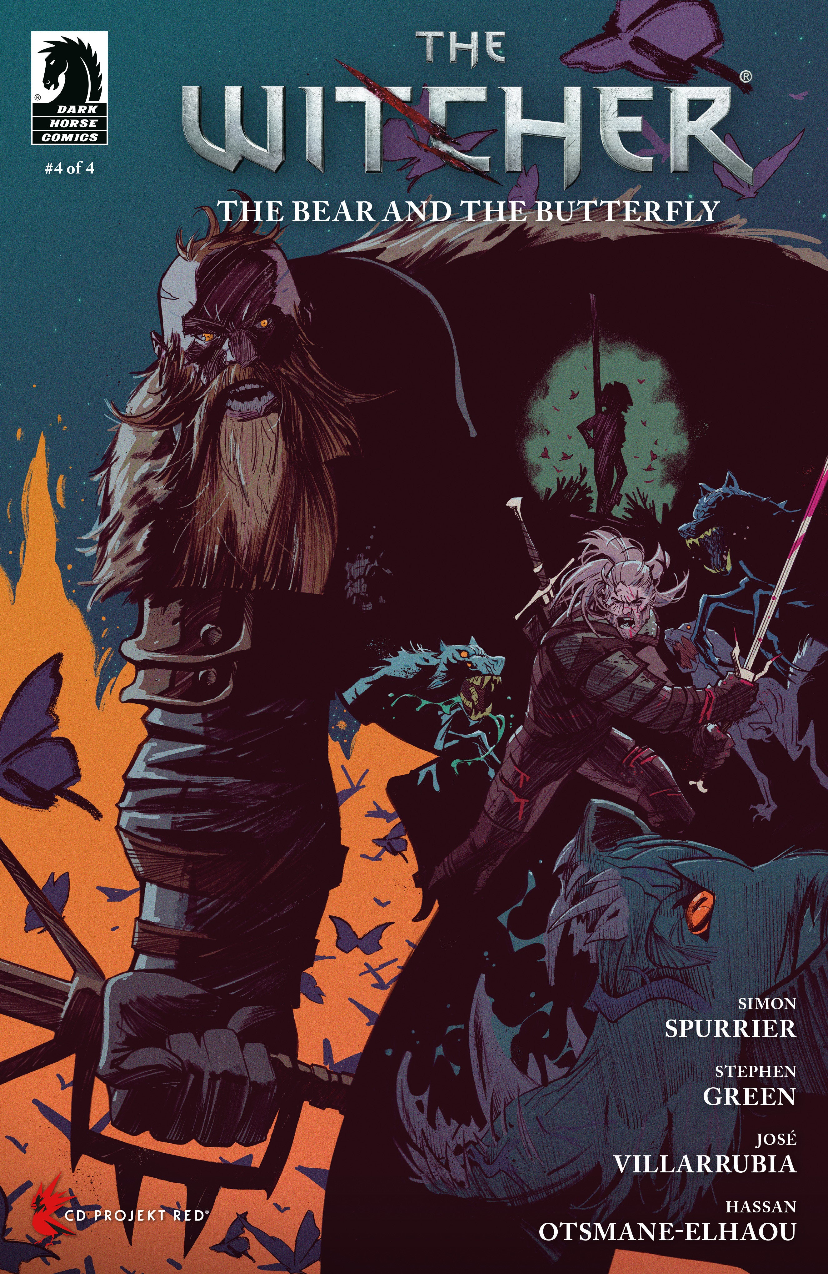 Witcher The Bear And The Butterfly #4 Cover A Green