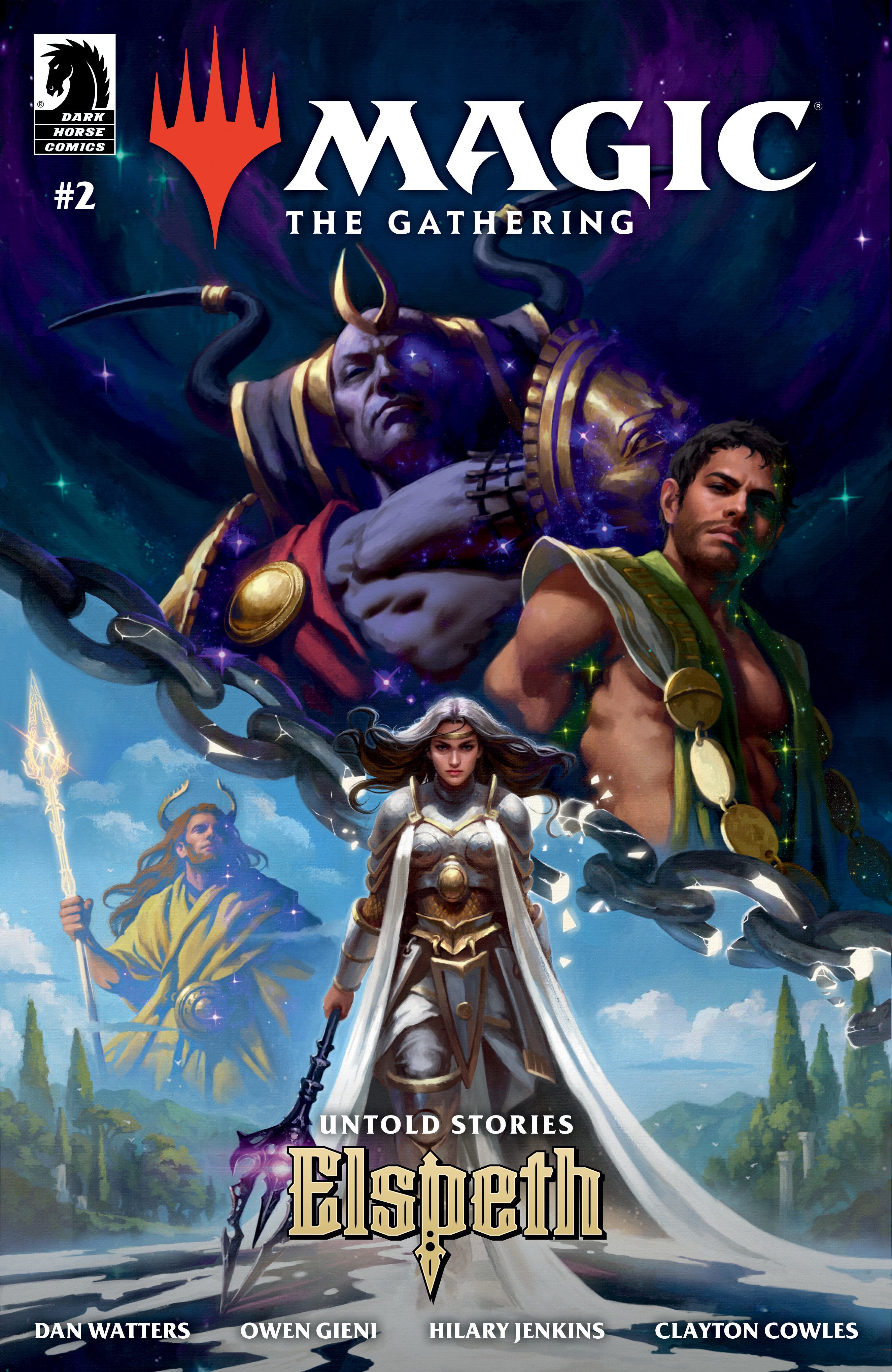 Magic The Gathering Untold Stories Elspeth #2 Cover C Villeneuve