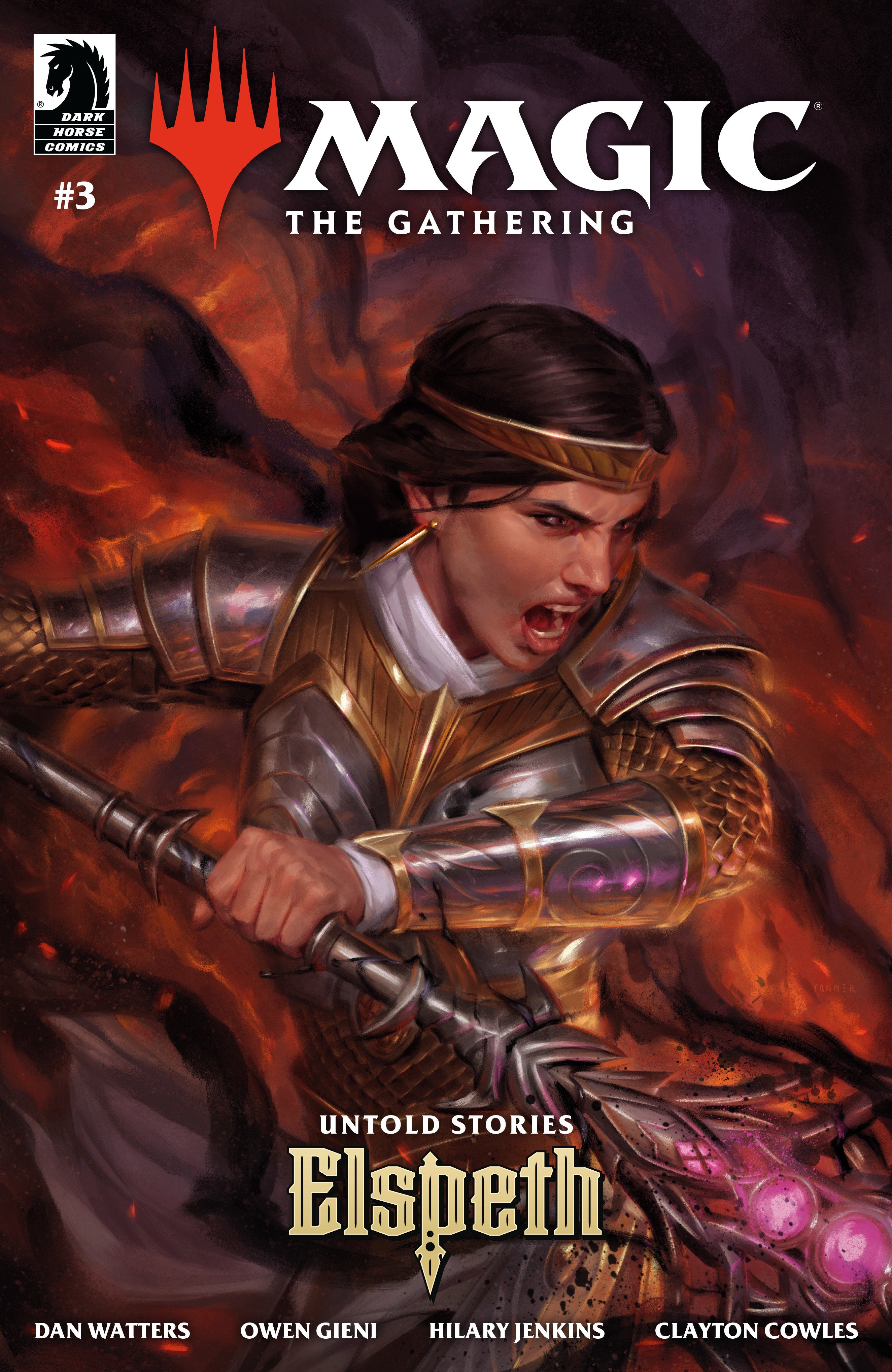 Magic The Gathering Untold Stories Elspeth #3 Cover C Yanner