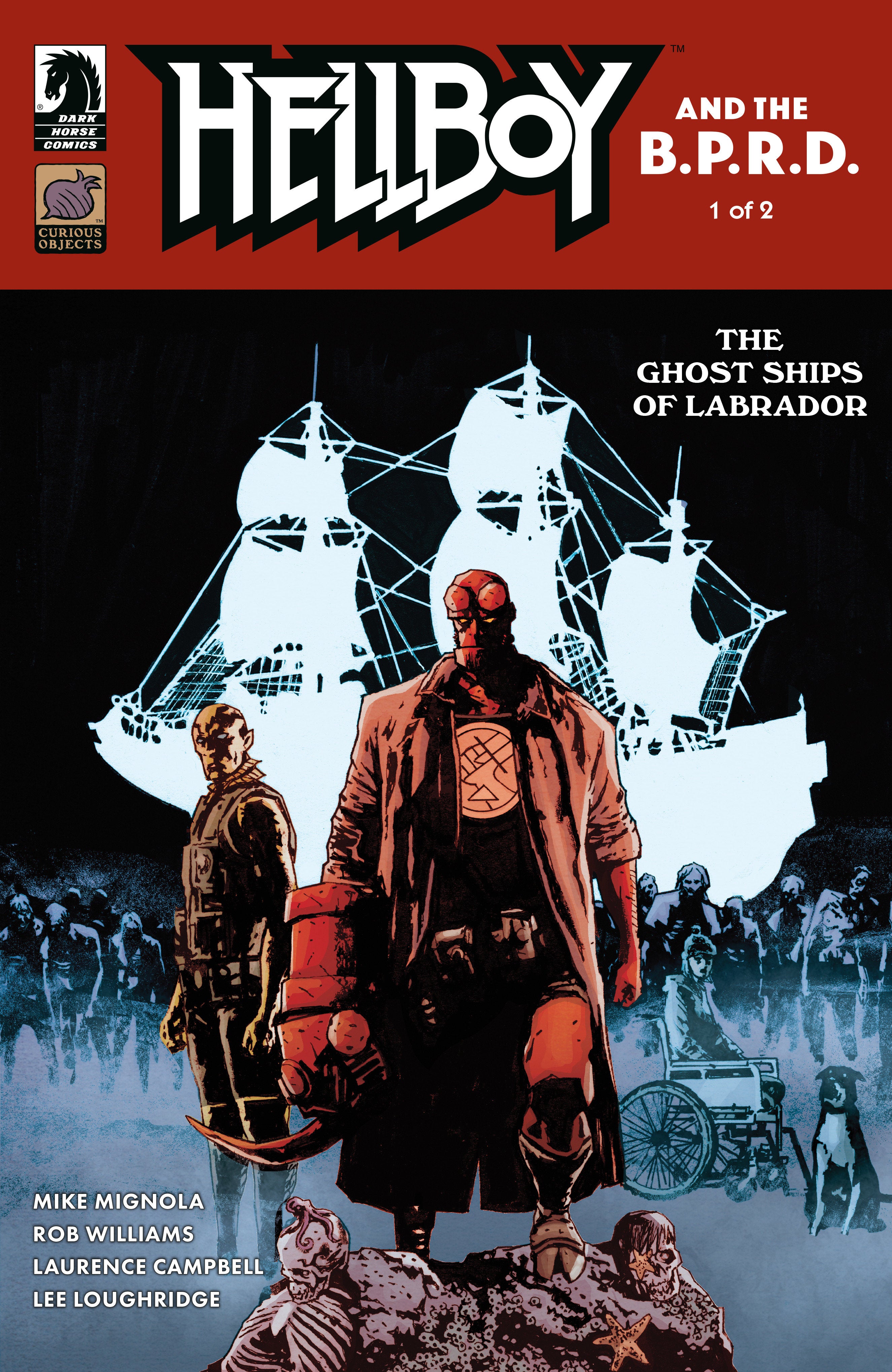 Hellboy And BPRD Ghost Ships Of Labrador #1 Cover A Campbell