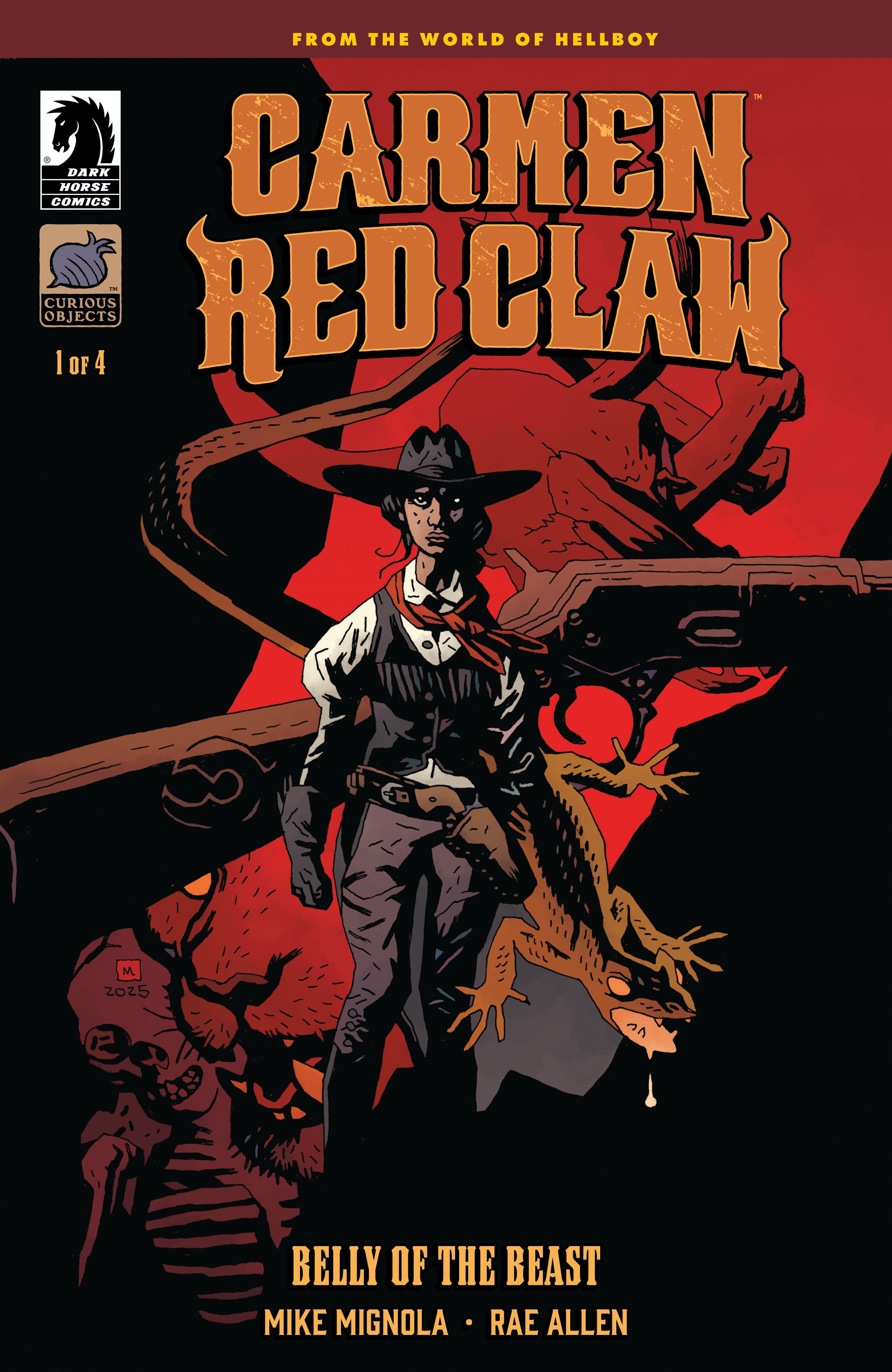 Carmen Red Claw Belly Of The Beast #1 Cover B Mignola