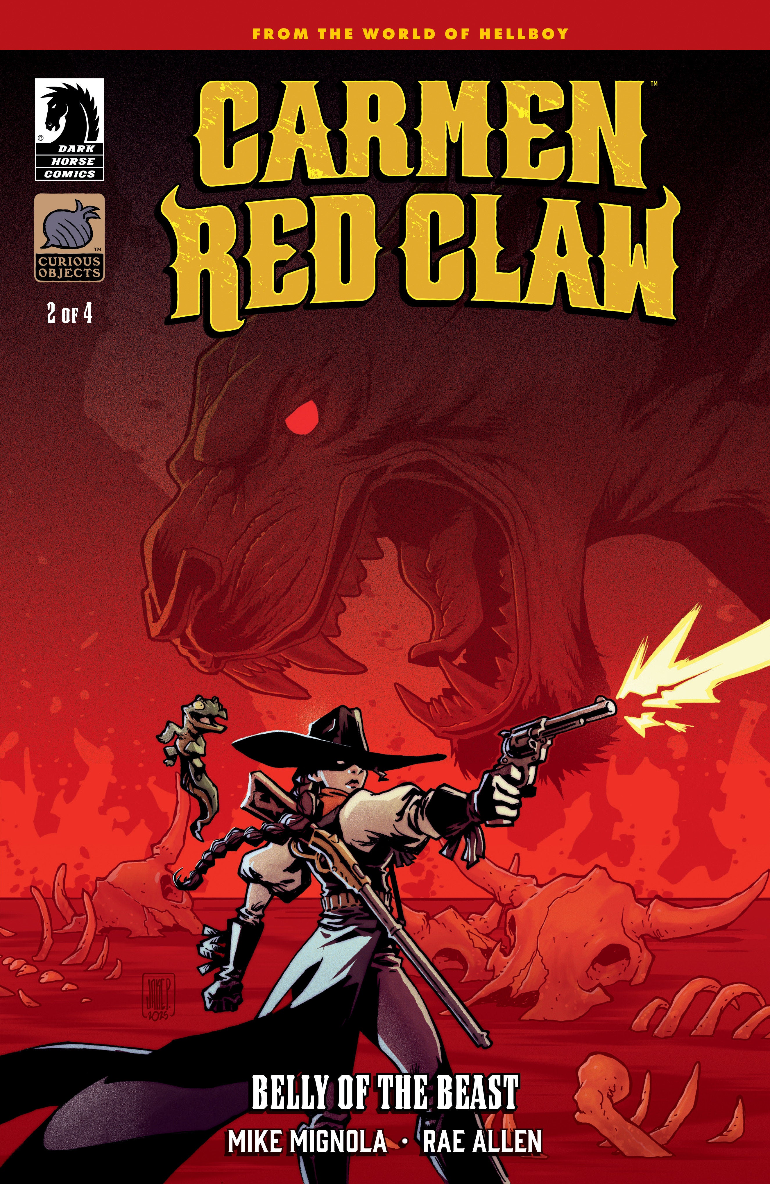 Carmen Red Claw Belly Of The Beast #2 Cover B Parker