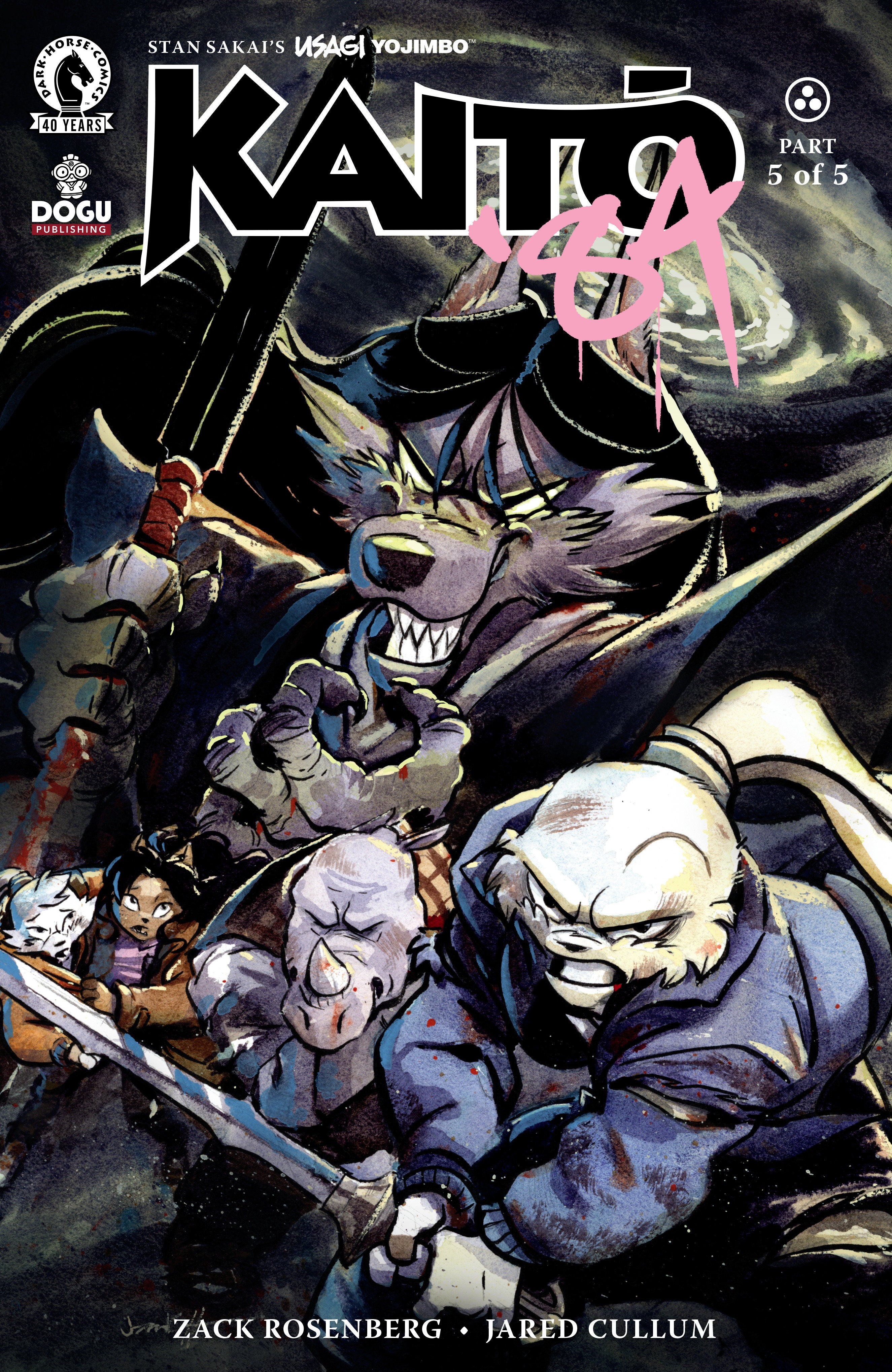 Usagi Yojimbo Kaito 84 #5 Cover A Jared Cullum
