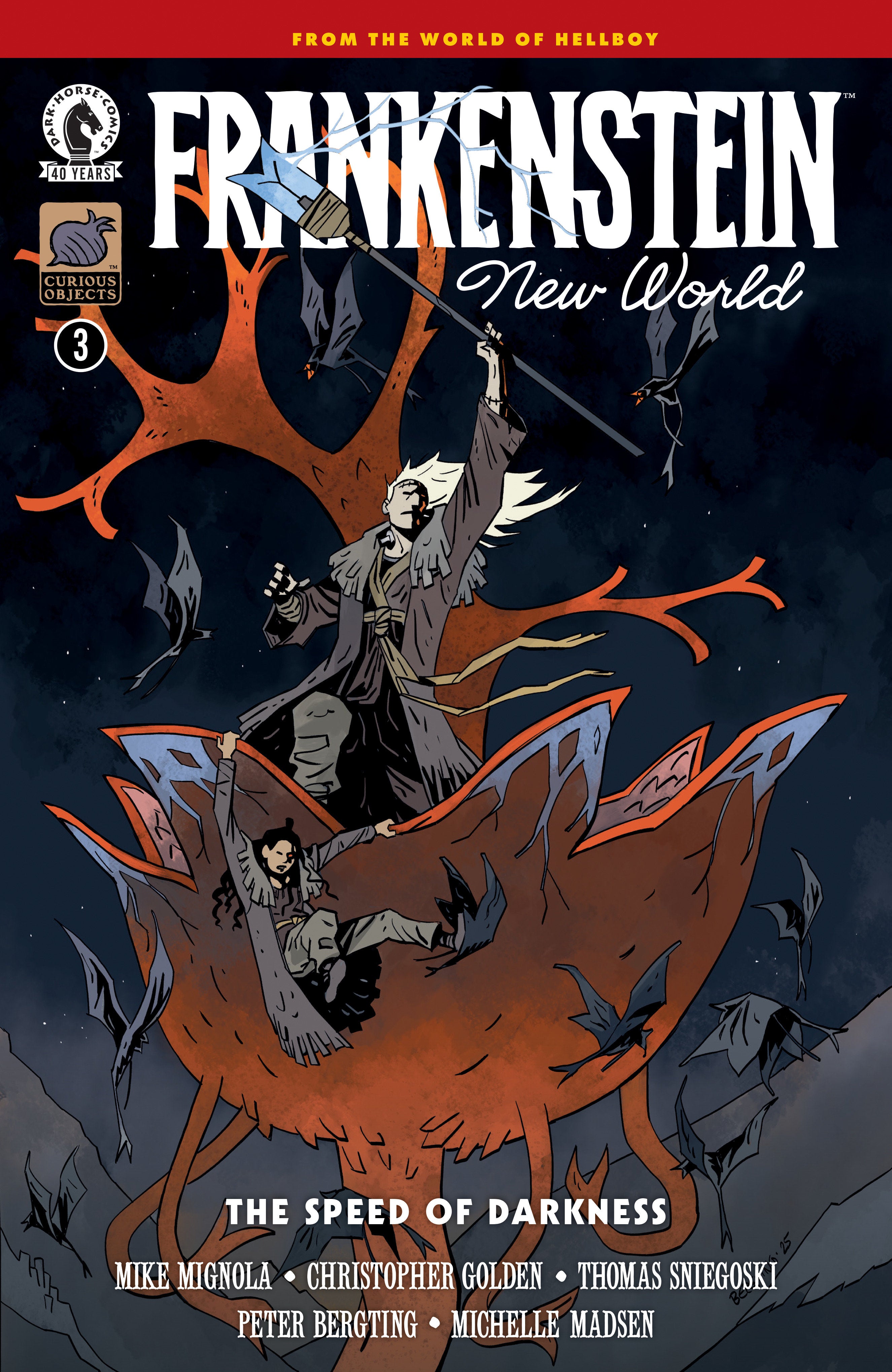 Frankenstein New World Speed Of Darkness #3 Cover A Peter Bergting