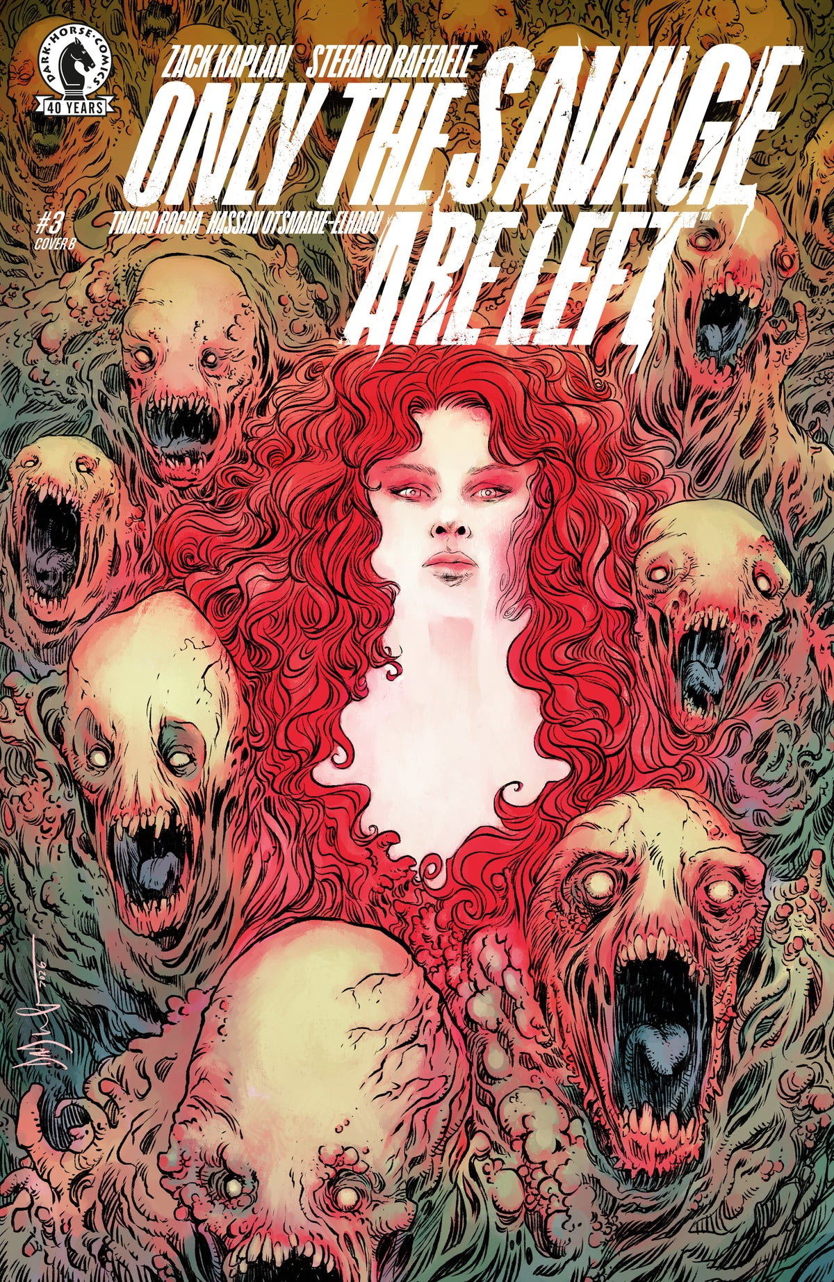 Only The Savage Are Left #3 Cover B Dave Wachter