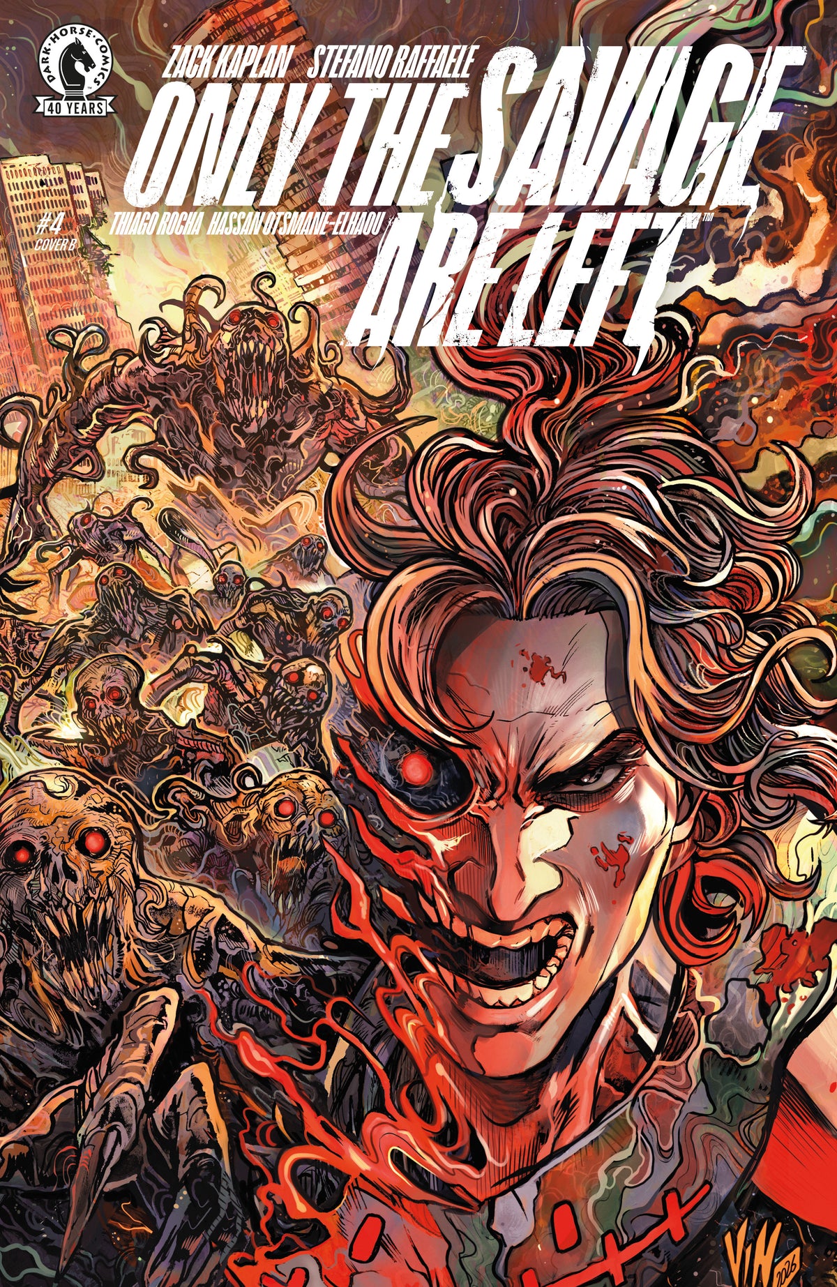 Only The Savage Are Left #4 Cover B Vincenzo Riccardi